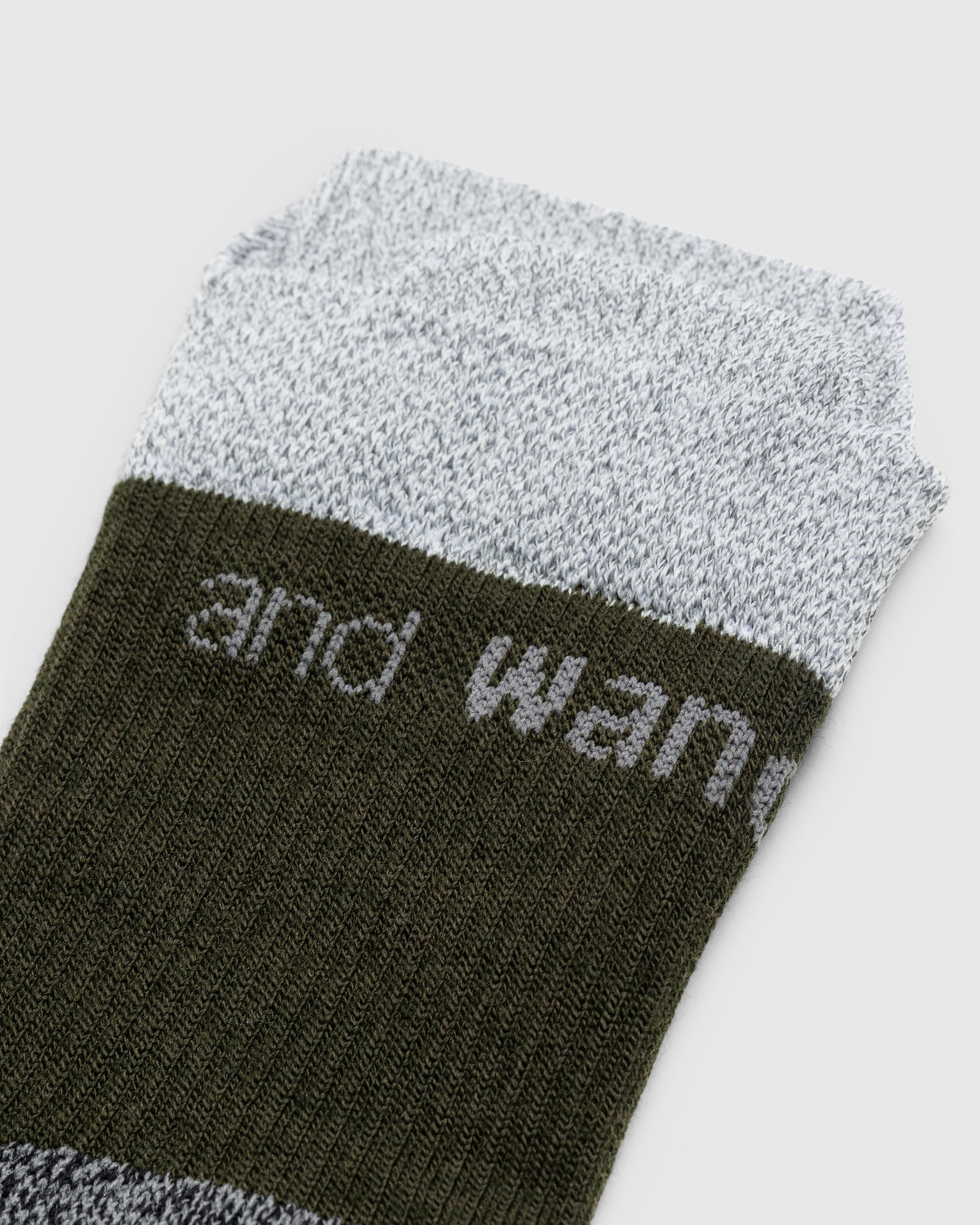 adidas Terrex x And Wander - COLD.RDY Wool Crew Socks Grey - Accessories - Grey - Image 4