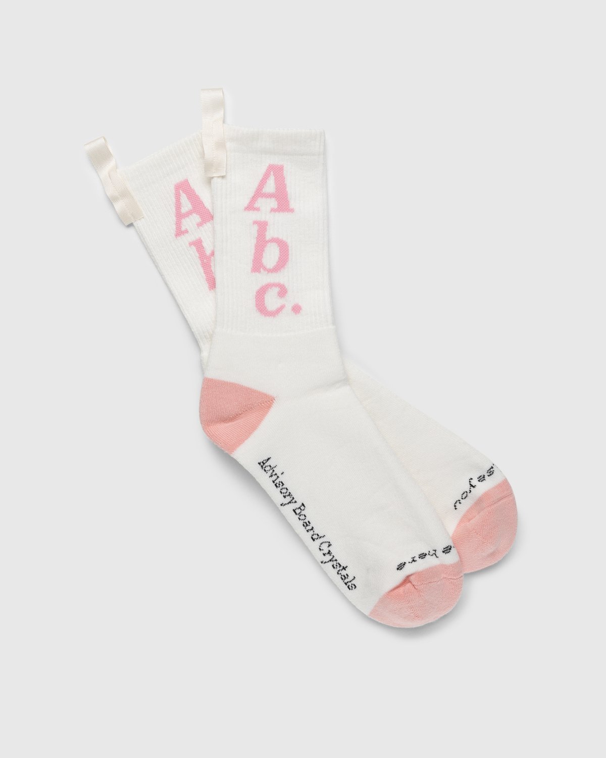 Abc. - Crew Socks Selenite/Morganite - Accessories - White - Image 1