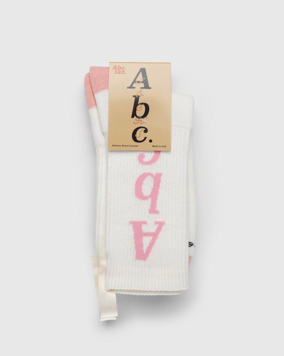 Abc. - Crew Socks Selenite/Morganite - Accessories - White - Image 2