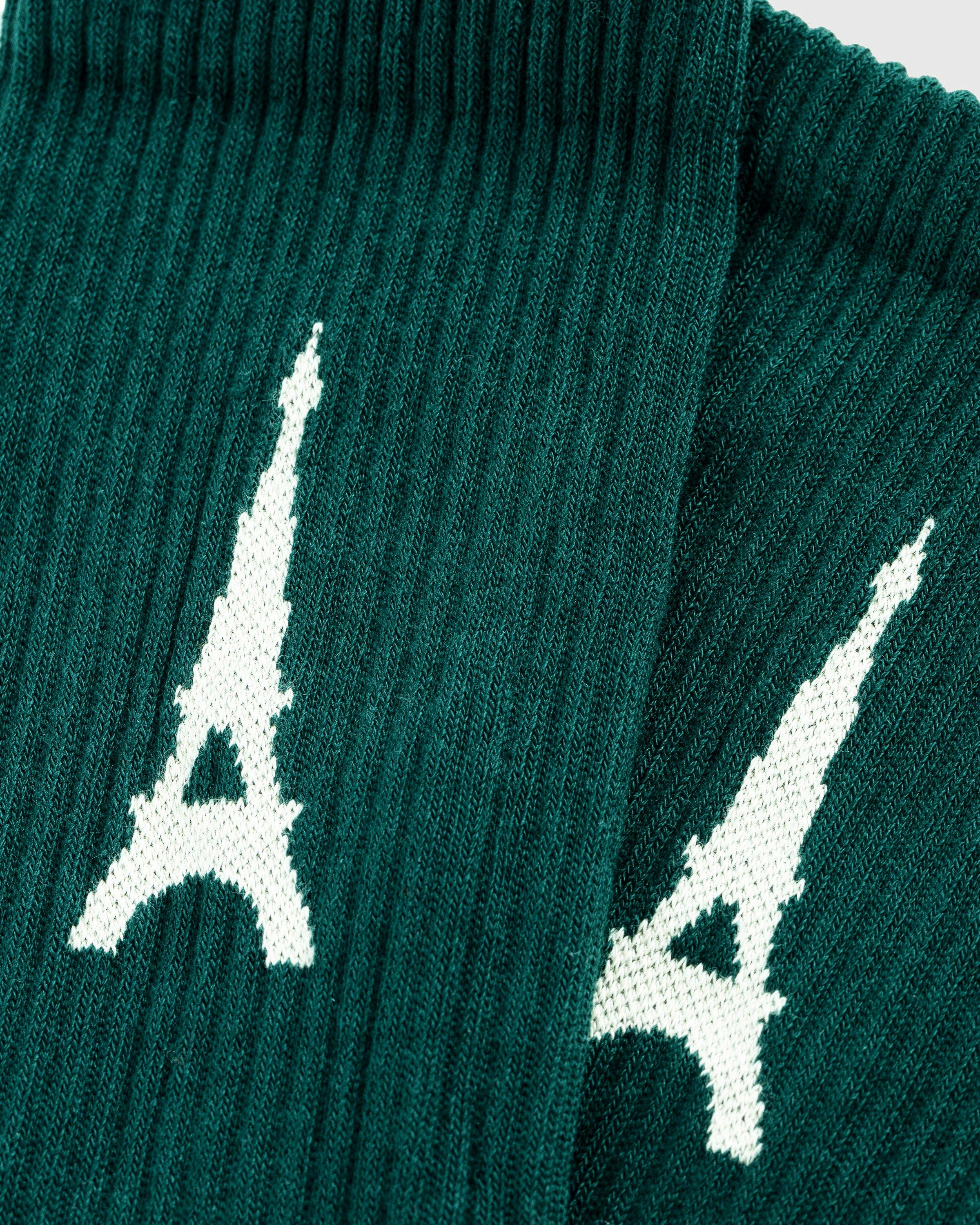 Highsnobiety - Not In Paris 4 Eiffel Tower Socks Dark Green - Accessories - Green - Image 4