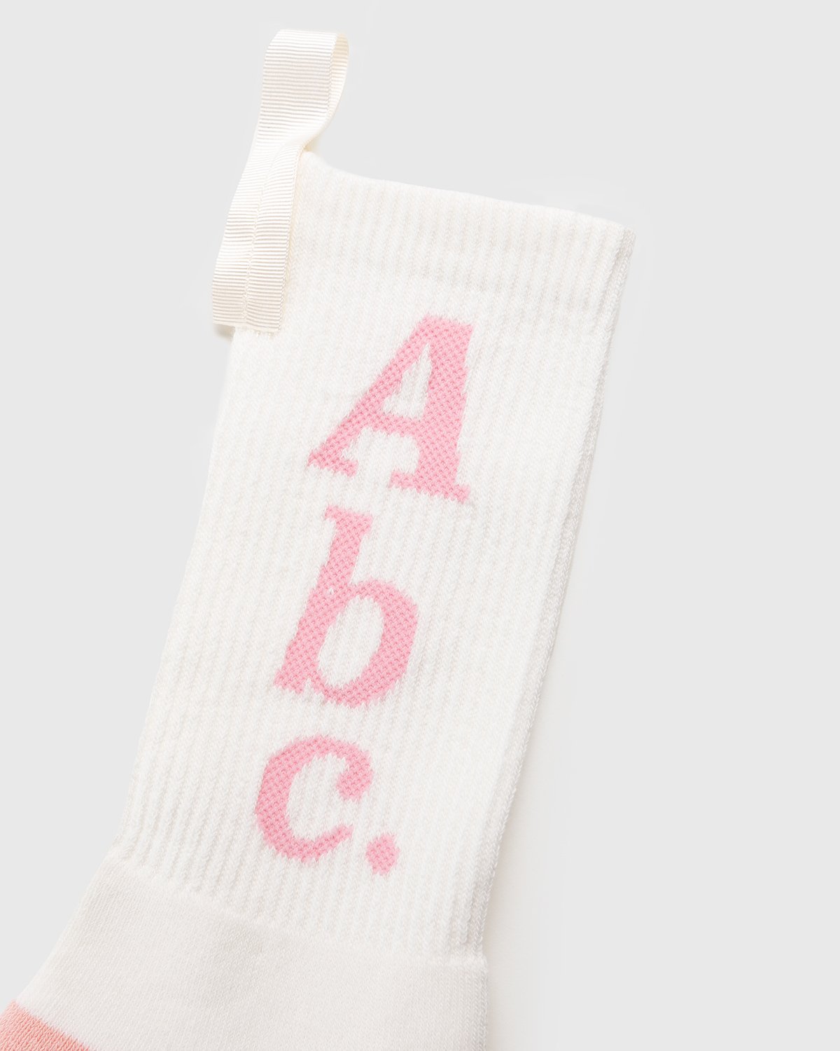 Abc. - Crew Socks Selenite/Morganite - Accessories - White - Image 3