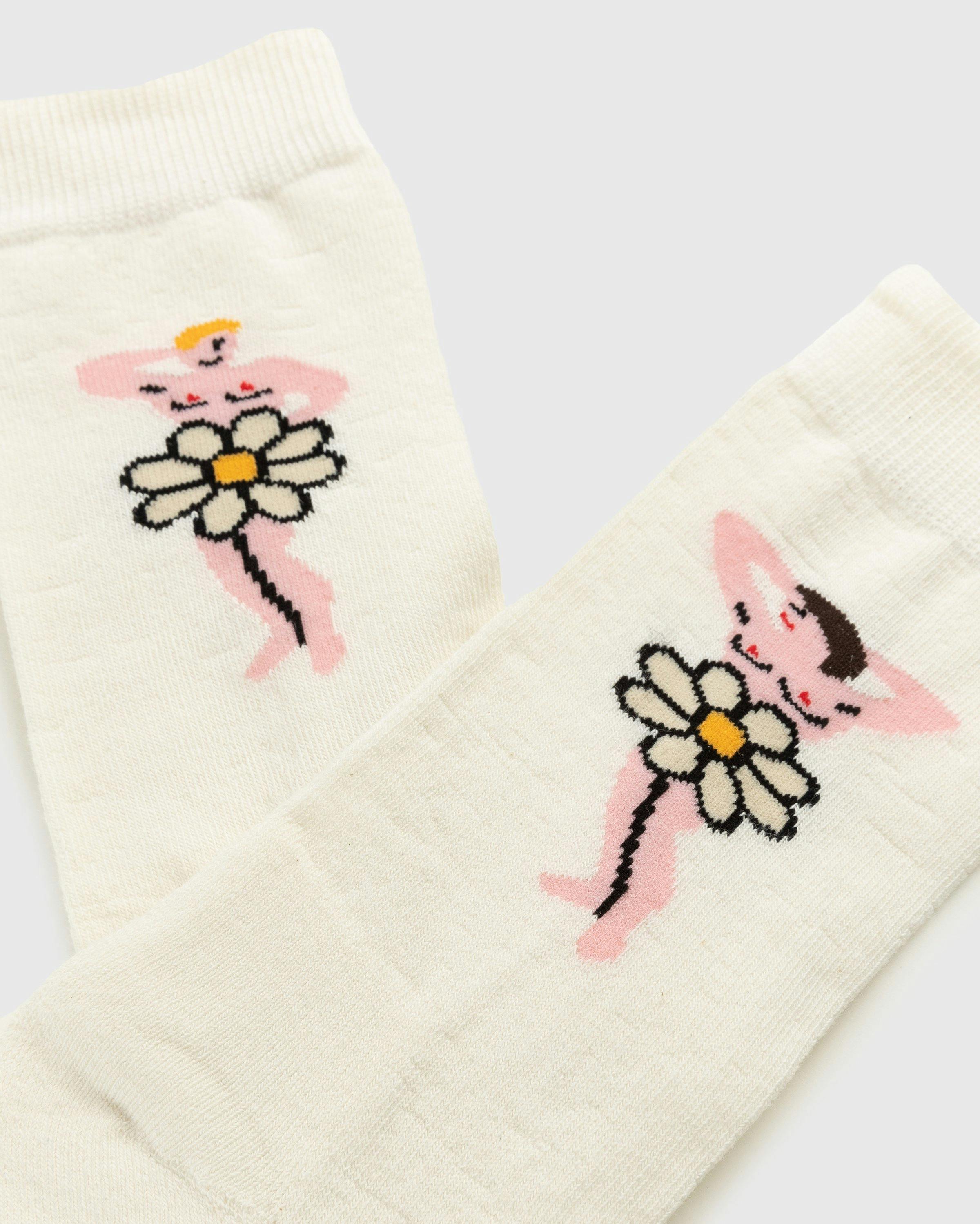 Carne Bollente - Daisies of Desire Socks White - Accessories - White - Image 3