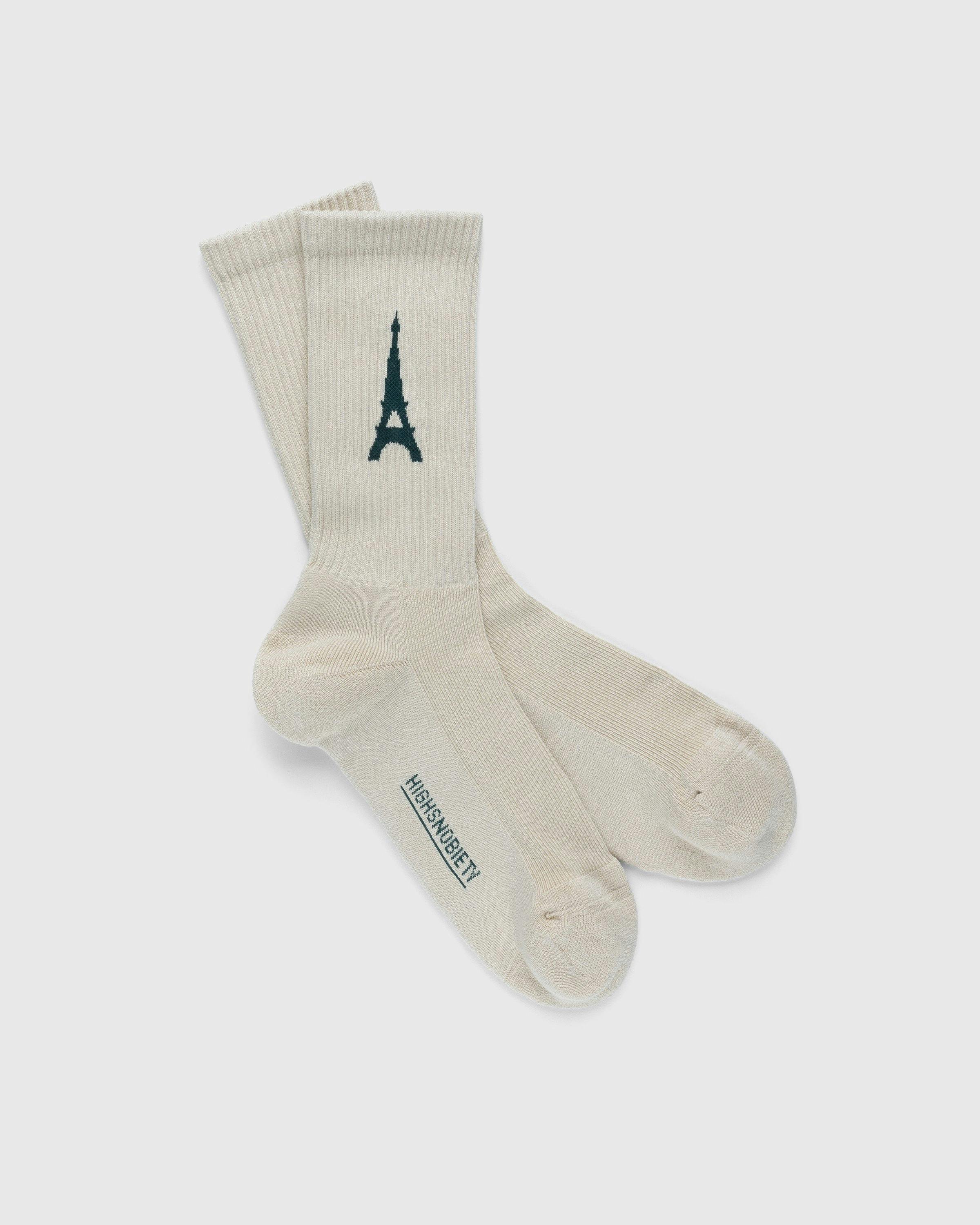 Highsnobiety - Not In Paris 4 Eiffel Tower Socks Light Green - Accessories - Green - Image 1