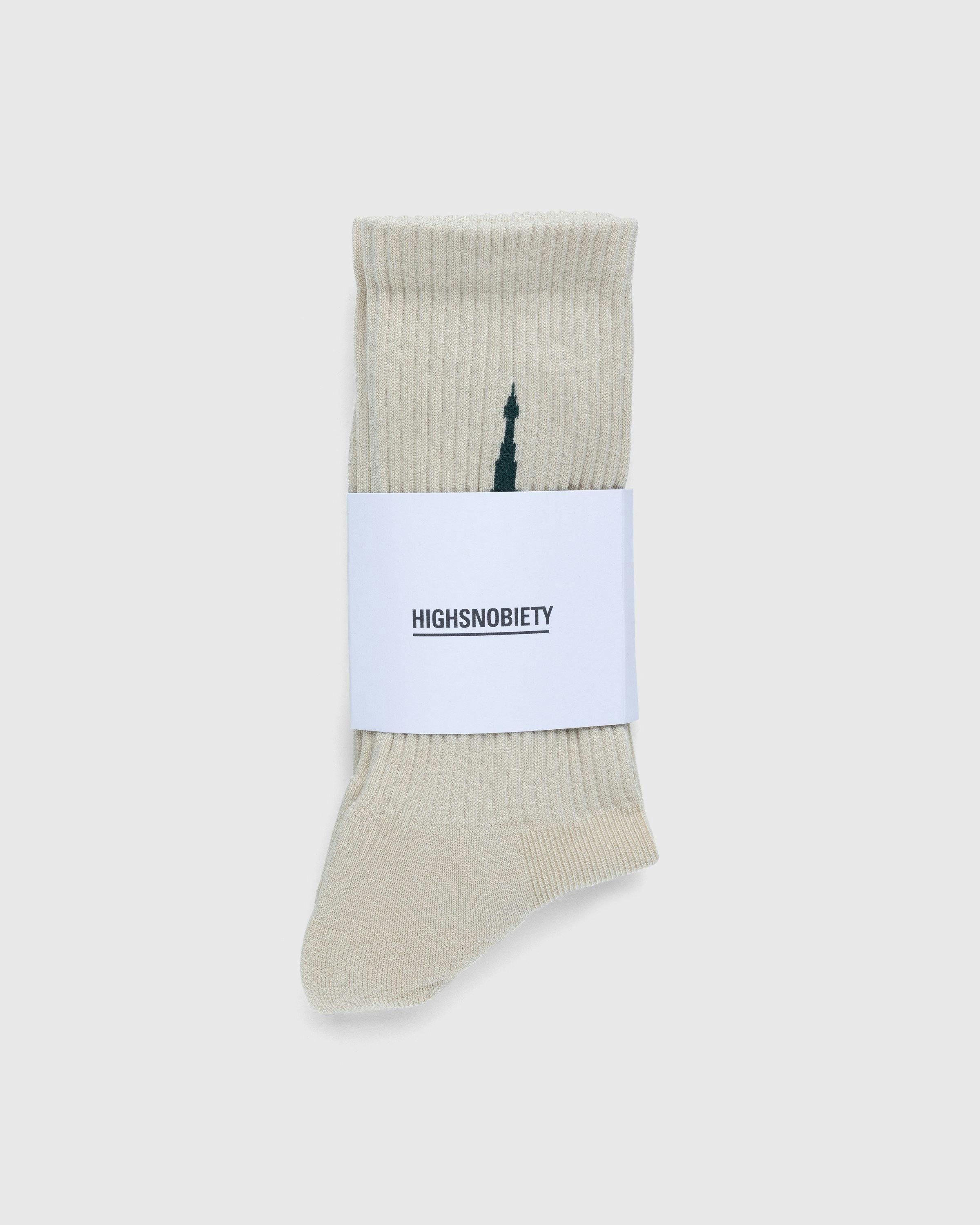 Highsnobiety - Not In Paris 4 Eiffel Tower Socks Light Green - Accessories - Green - Image 2