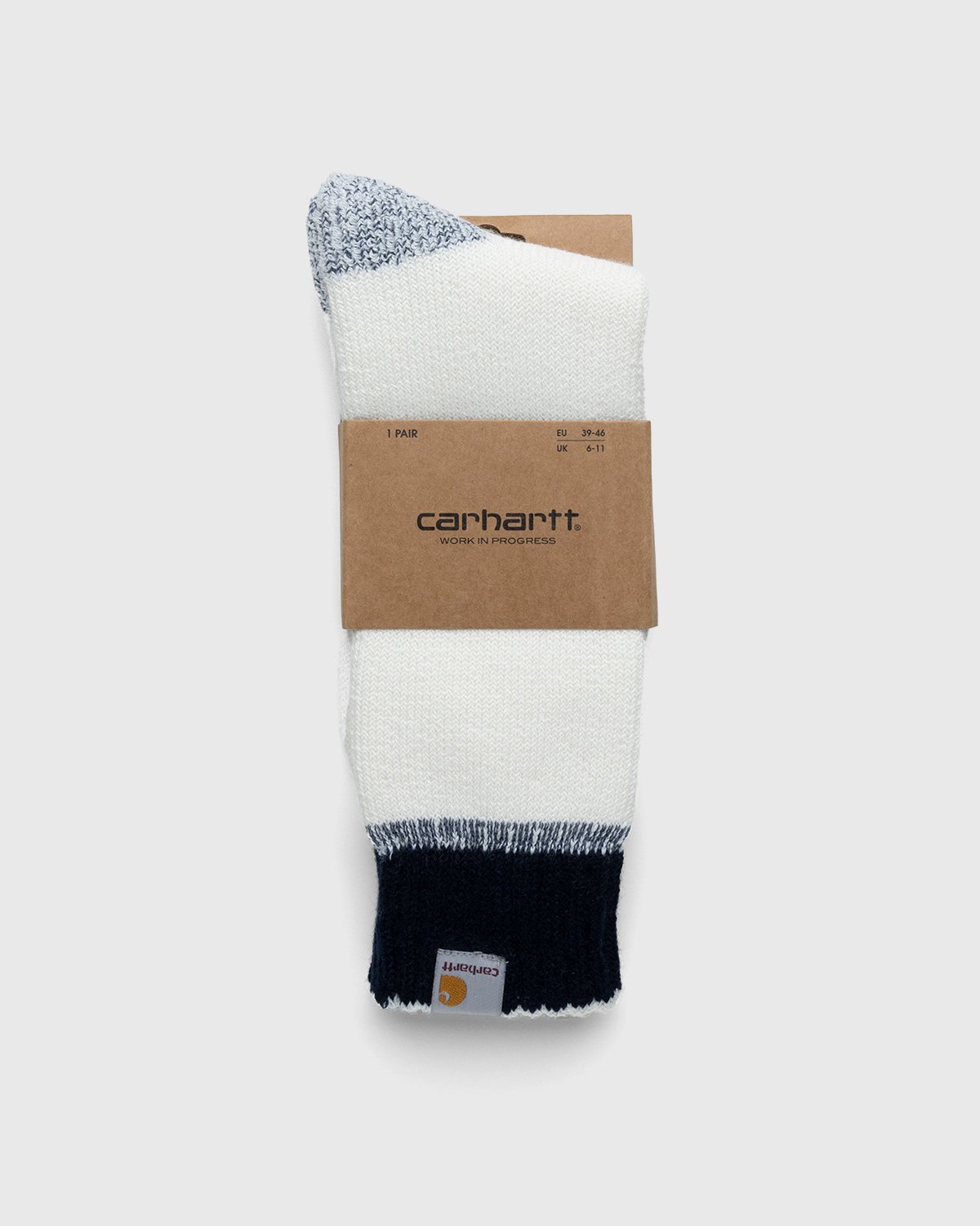 Carhartt WIP - Ontario Socks Way Dark Navy - Accessories - White - Image 2