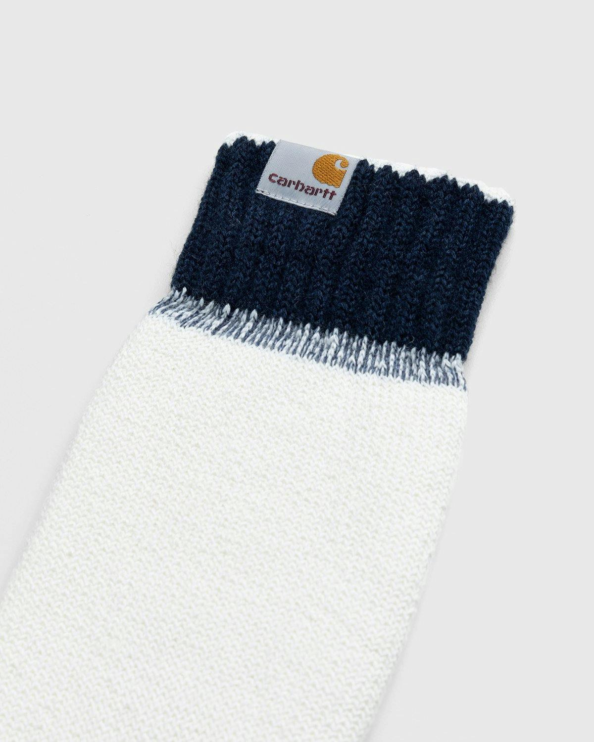 Carhartt WIP - Ontario Socks Way Dark Navy - Accessories - White - Image 3