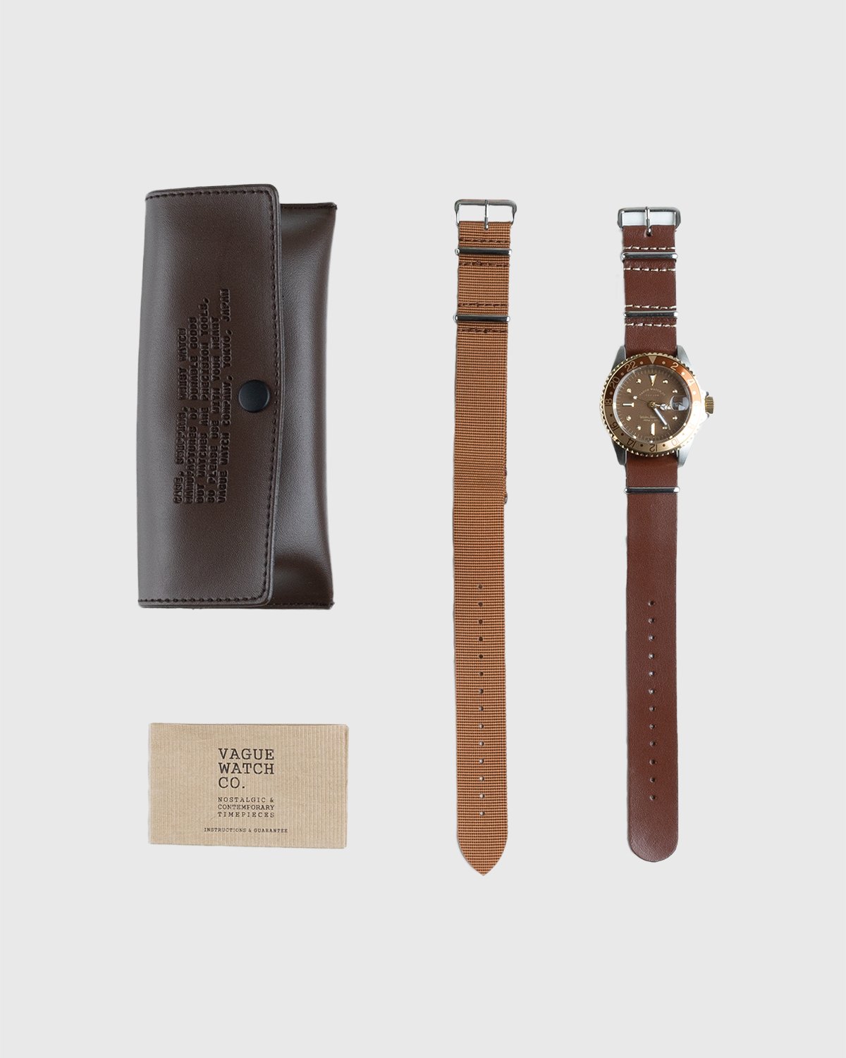 Vague Watch Co. - GMT Brown - Accessories - Brown - Image 4