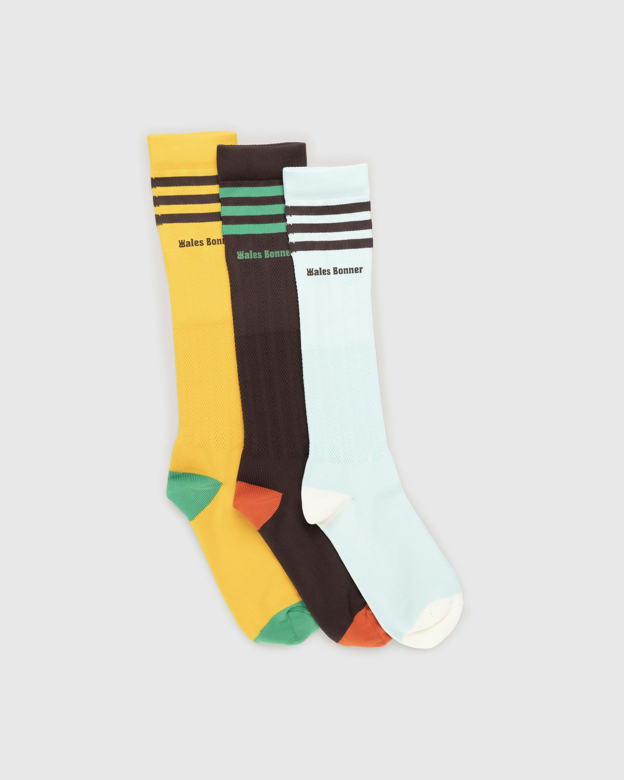 Adidas x Wales Bonner - Crochet Socks Three-Pack Multi - Accessories - Multi - Image 1