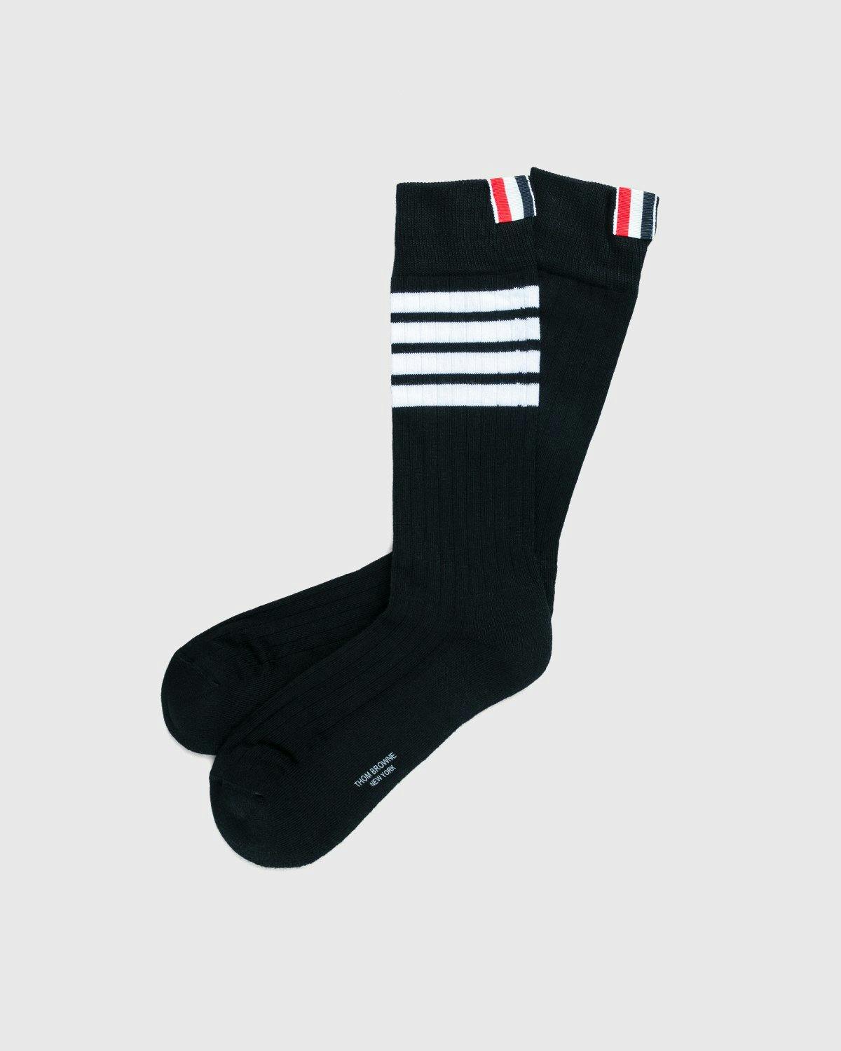 Thom Browne x Highsnobiety - Women's Mid-Calf Socks Grey - Accessories - Grey - Image 2