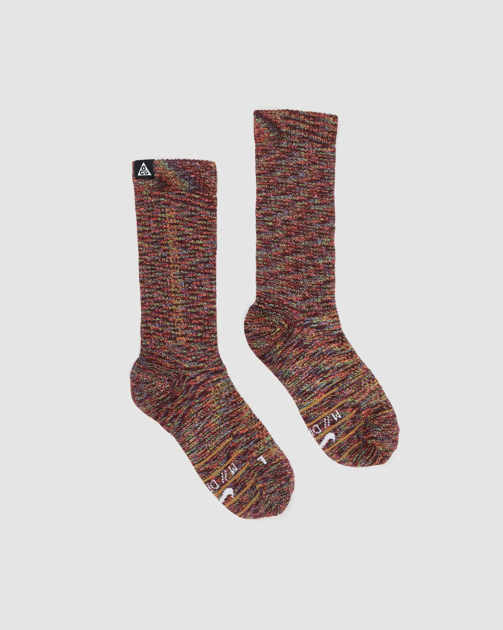 Nike ACG - Kelley Ridge Red Unisex Socks - Accessories - Red - Image 1