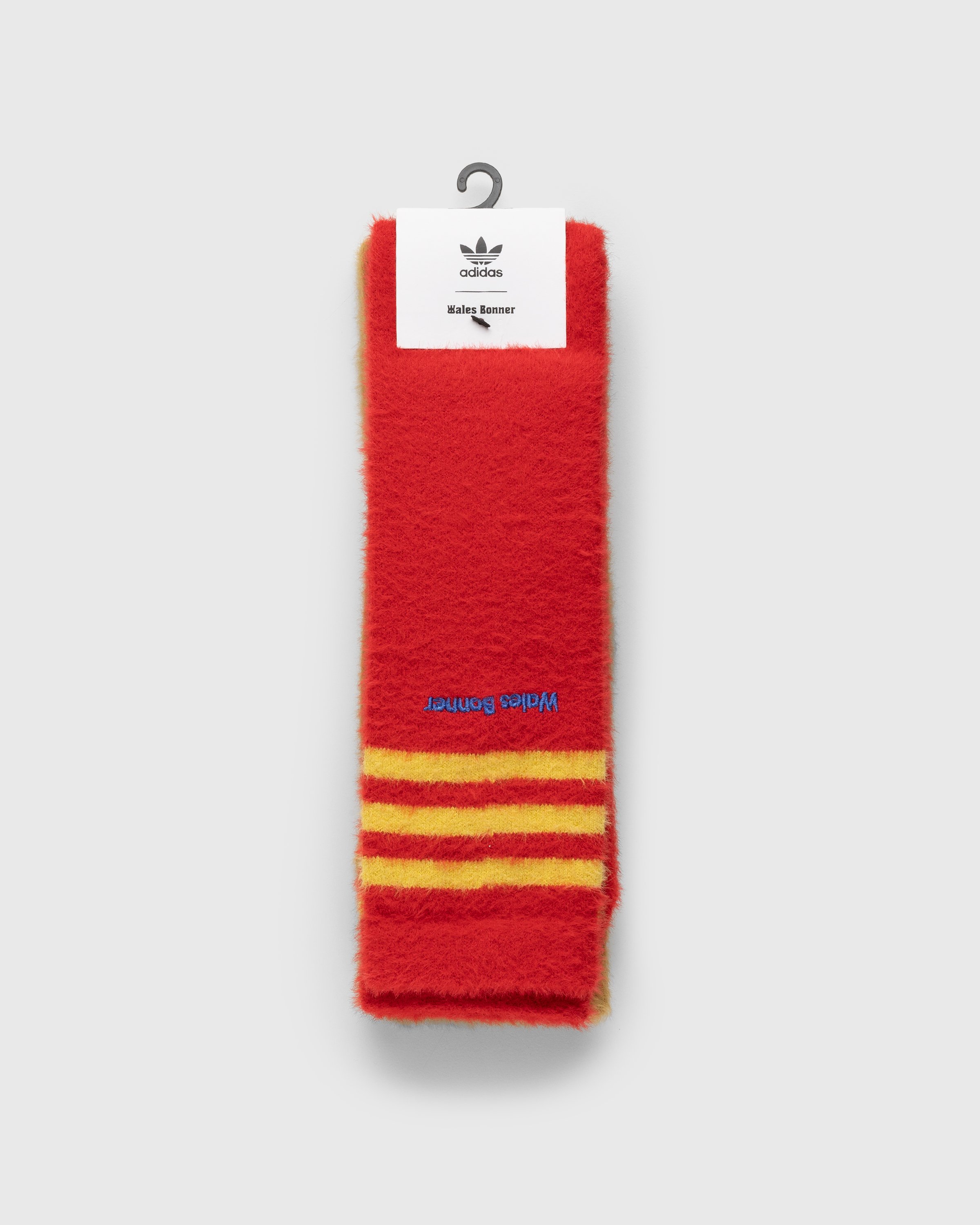Adidas x Wales Bonner - WB Socks Scarlet/Mesa - Accessories - Yellow - Image 2