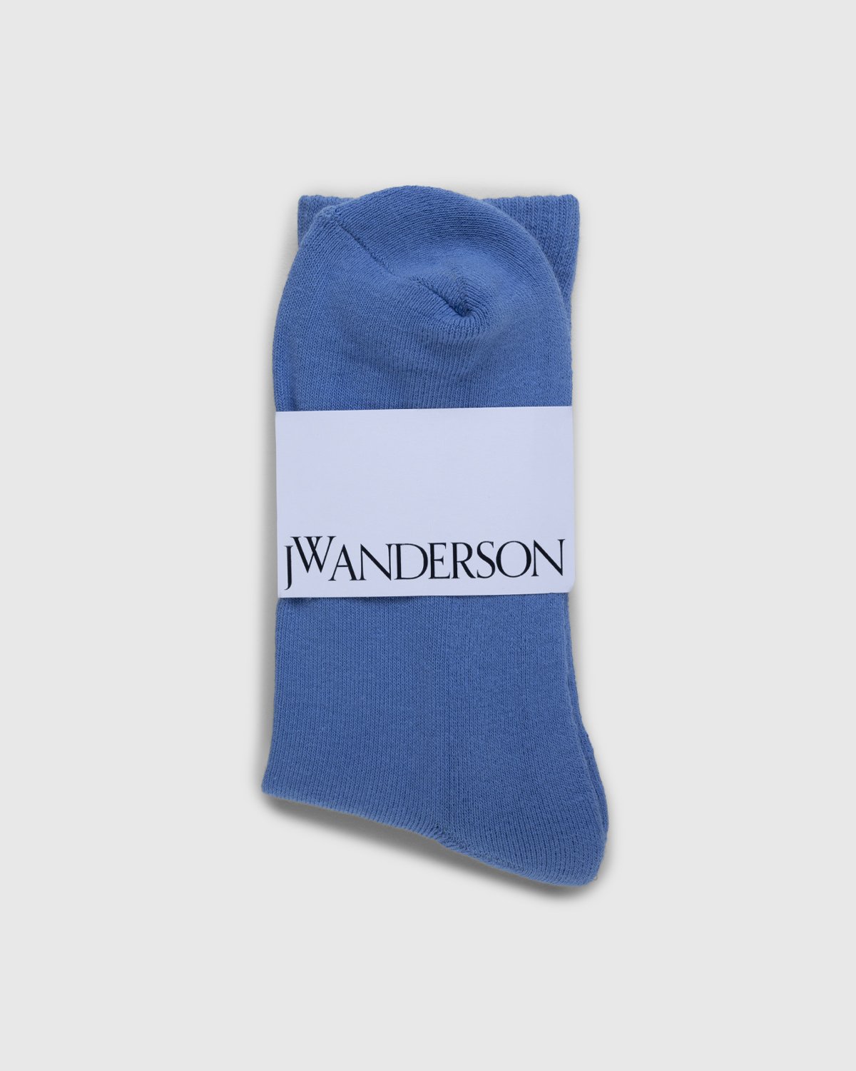 J.W. Anderson - Handwritten JWA Logo Short Ankle Socks Light Blue - Accessories - Blue - Image 2