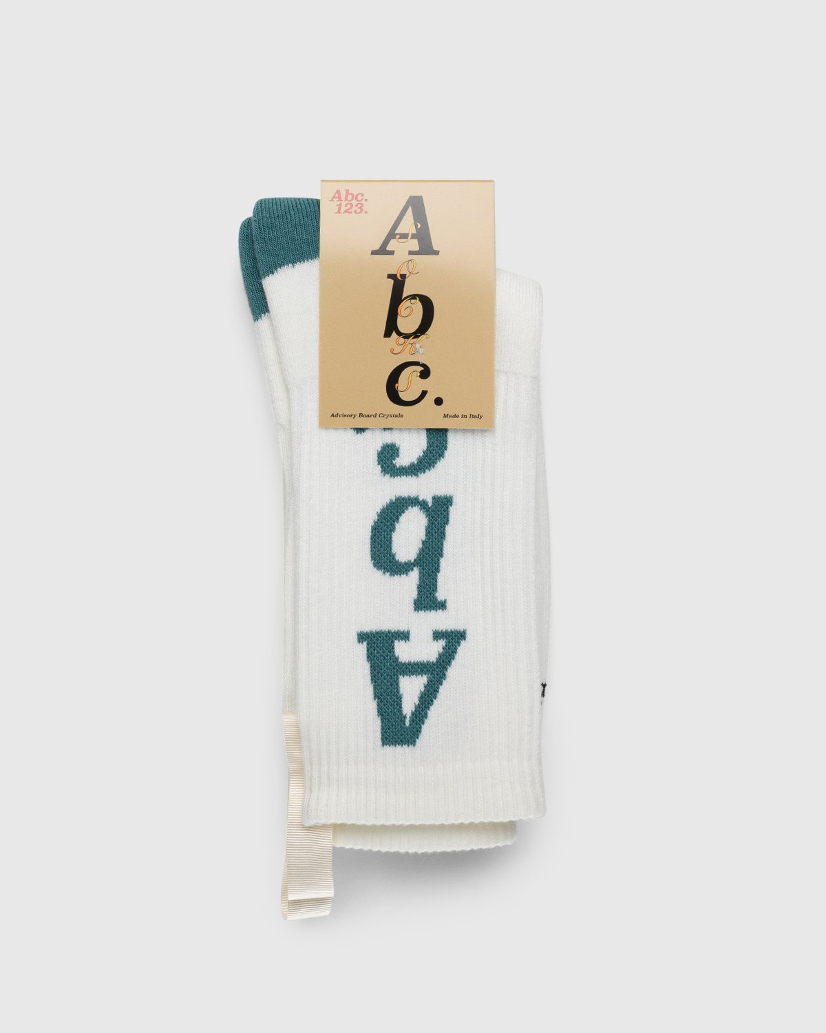 Abc. - Crew Socks Selenite/Apatite - Accessories - White - Image 2