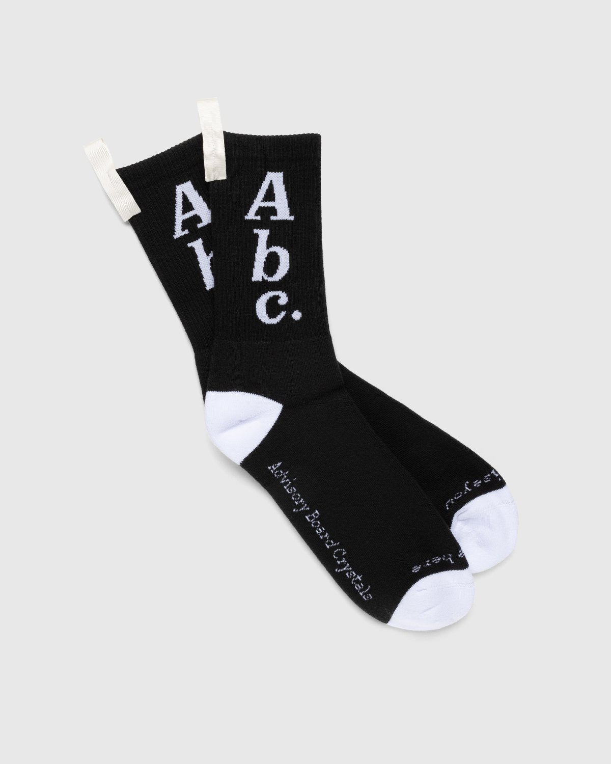 Abc. - Crew Socks Anthracite - Accessories - Black - Image 1