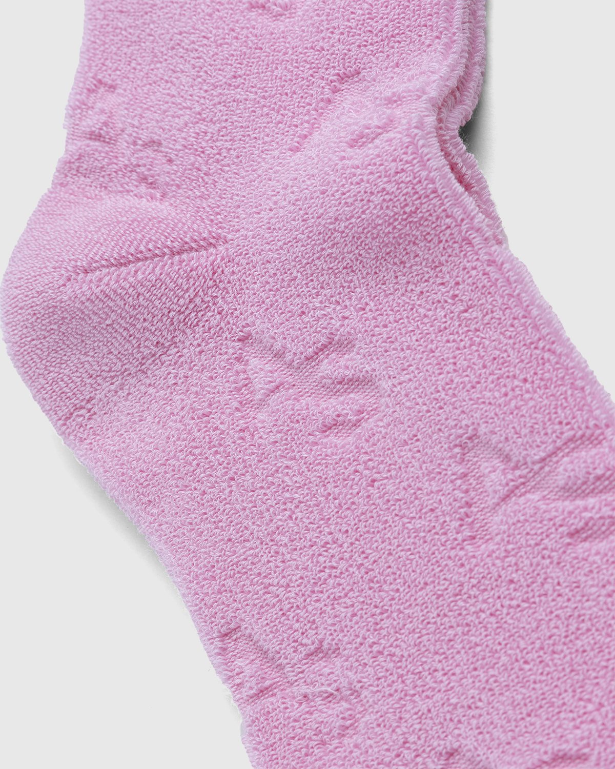 Acne Studios - Cotton Logo Socks Pink - Accessories - Pink - Image 4