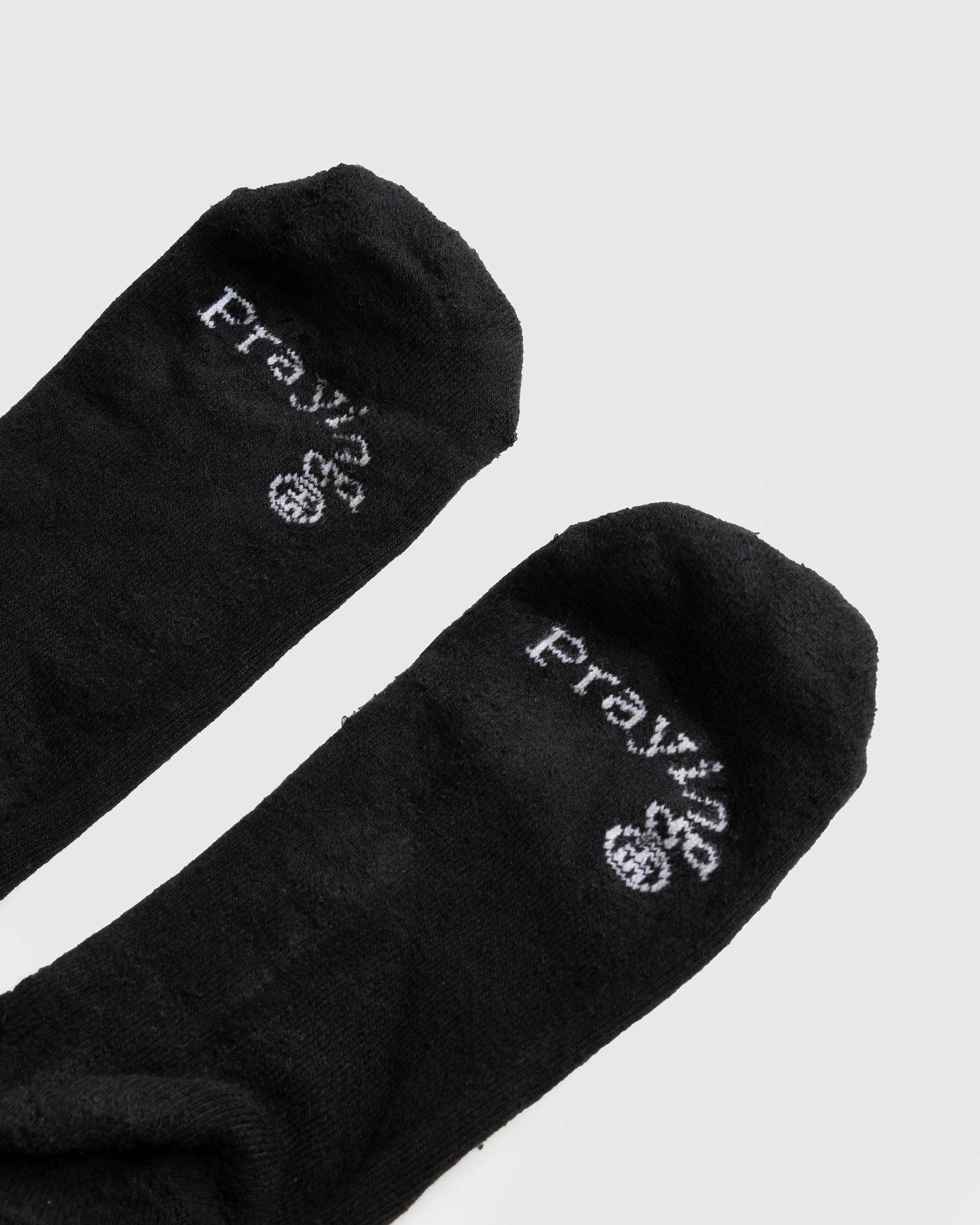 Praying x Highsnobiety - Not In Paris Crew Socks Black - Accessories - Black - Image 3