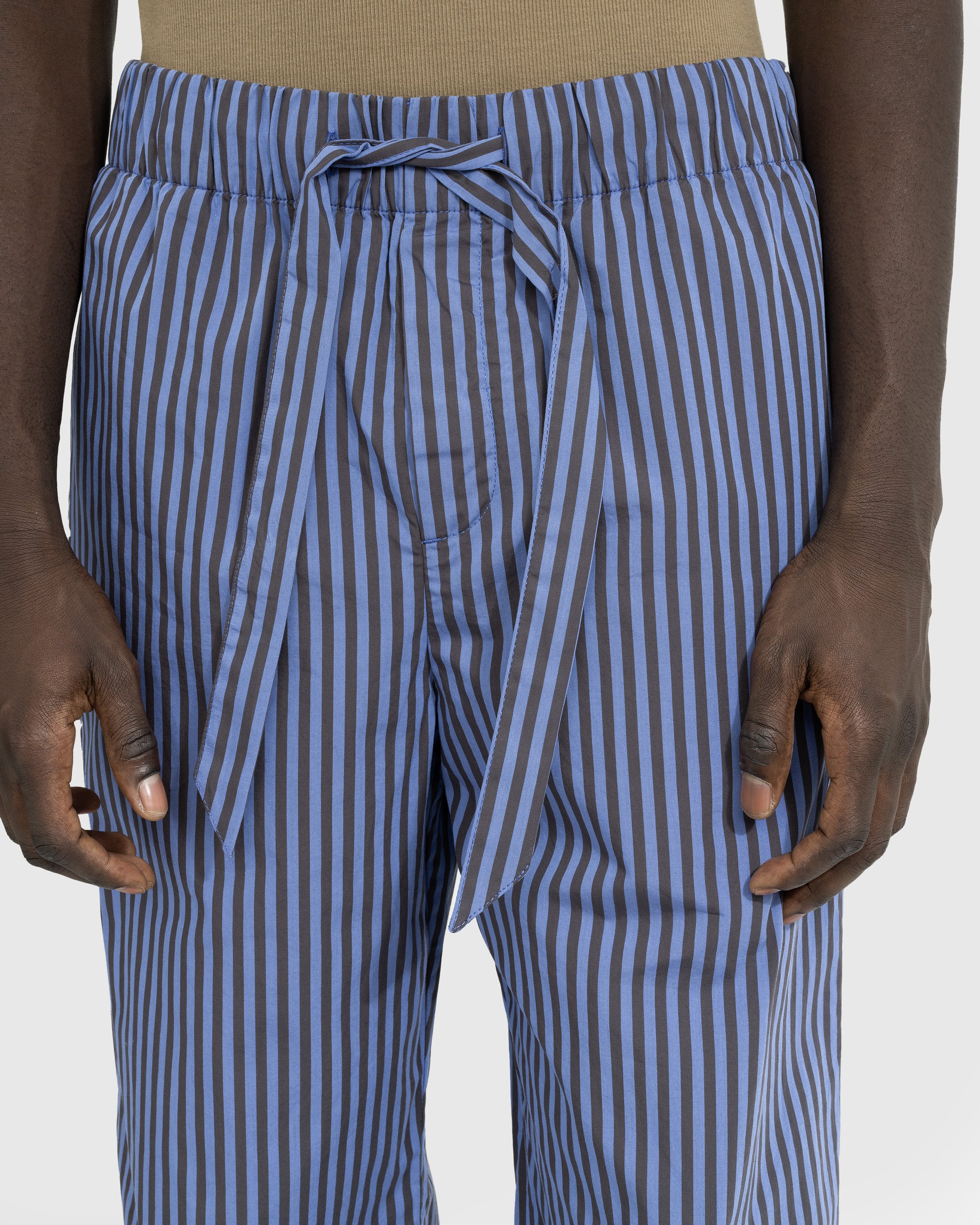 Tekla - Cotton Poplin Pyjamas Pants Verneuil - Clothing - Blue - Image 4
