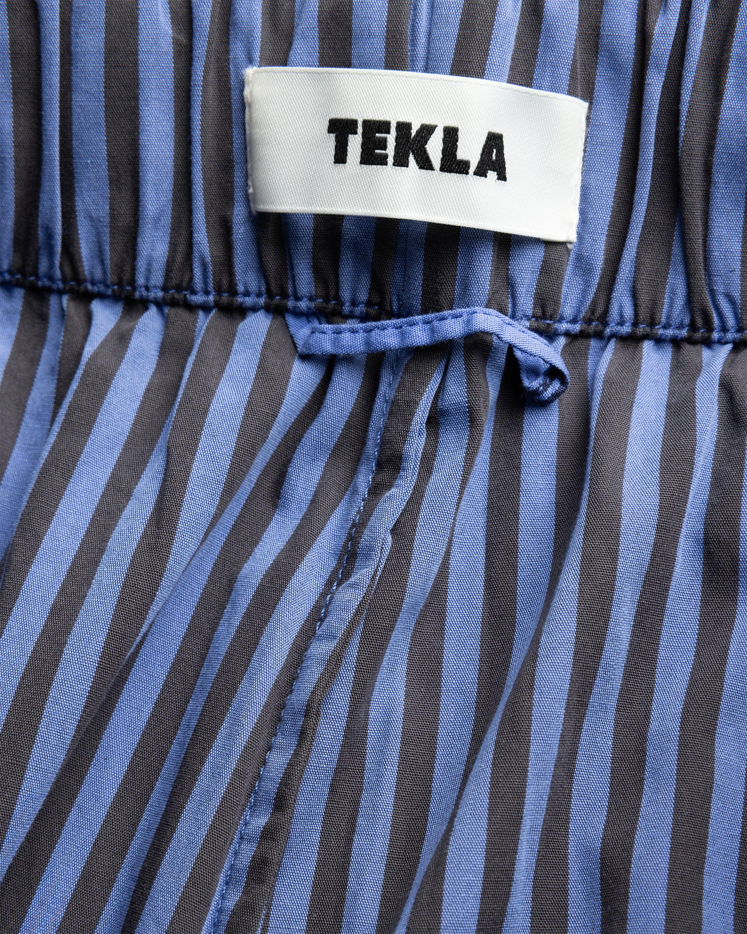 Tekla - Cotton Poplin Pyjamas Pants Verneuil - Clothing - Blue - Image 6