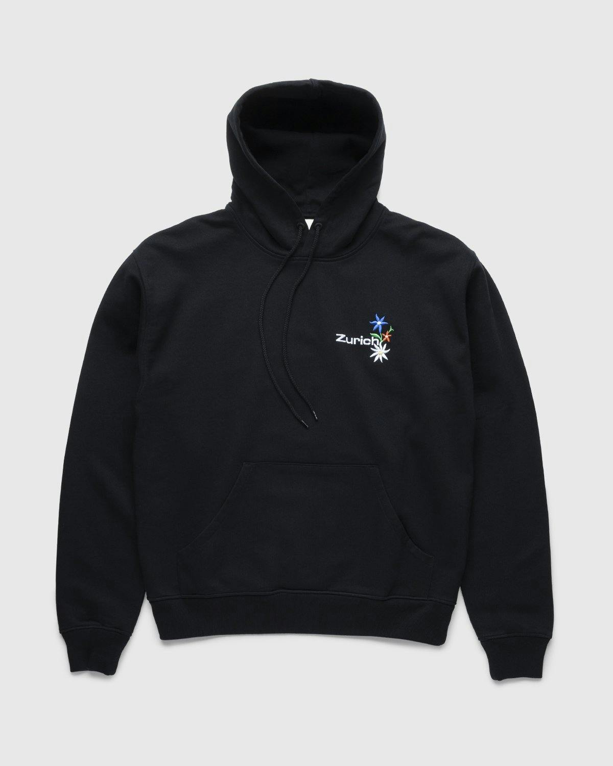 Highsnobiety - GATEZERO Alpine Flowers Hoodie Black - Clothing - Black - Image 1