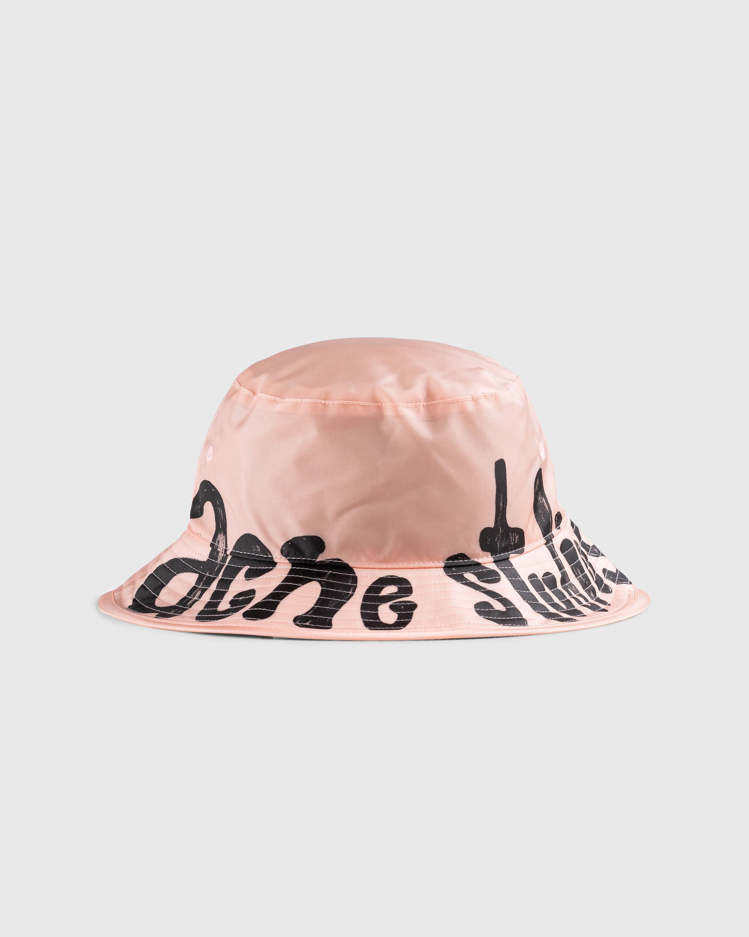 Acne Studios - Logo Bucket Hat Peach Pink - Accessories - Pink - Image 1