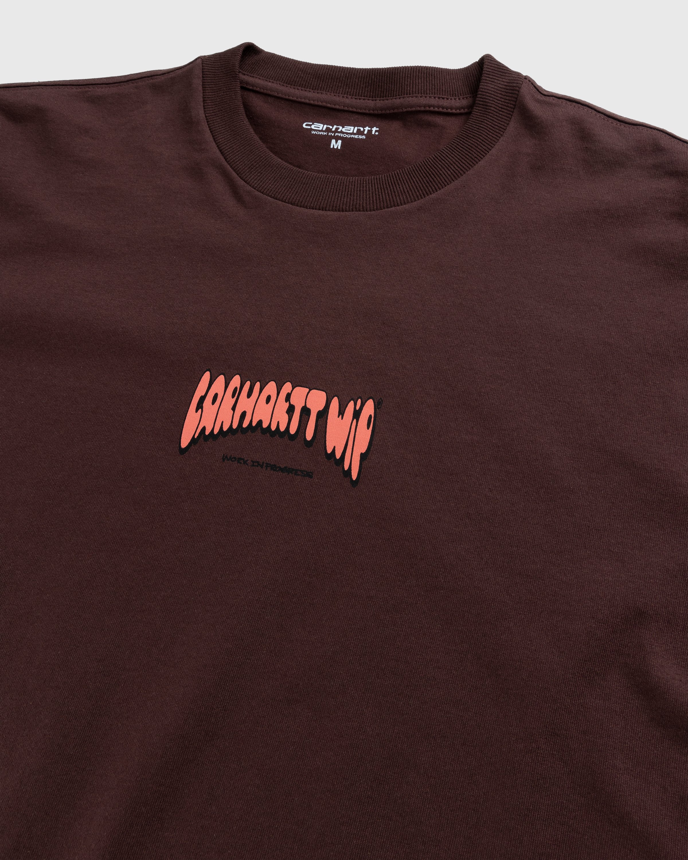 Carhartt WIP - Bubble Script T-Shirt Ale - Clothing - Red - Image 3
