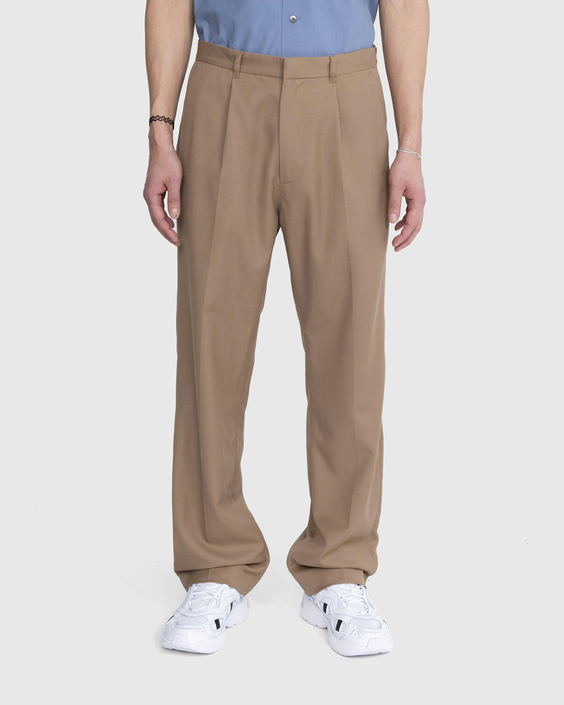 Highsnobiety - Tropical Wool Suiting Pants Sand - Clothing - Beige - Image 4