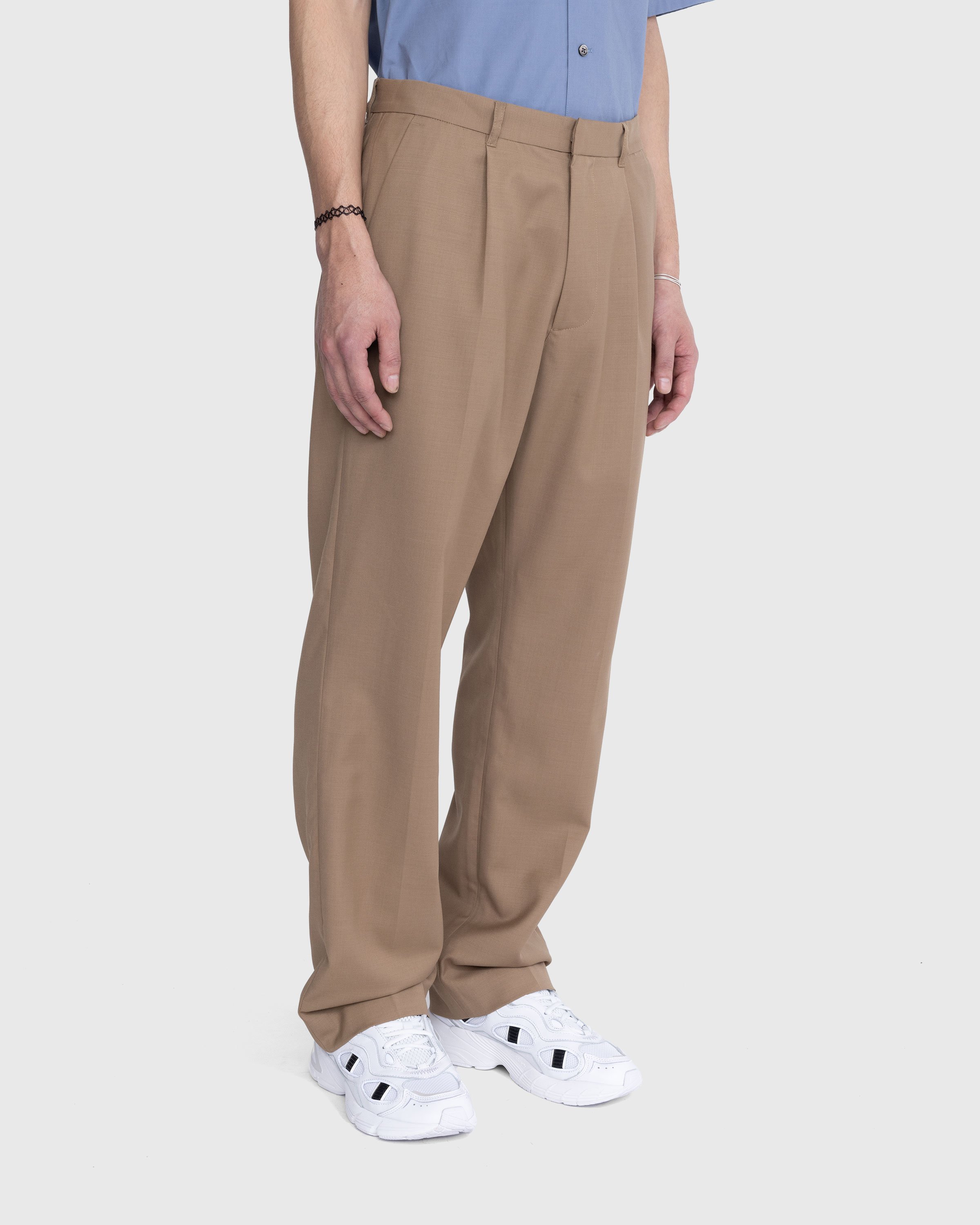Highsnobiety - Tropical Wool Suiting Pants Sand - Clothing - Beige - Image 6