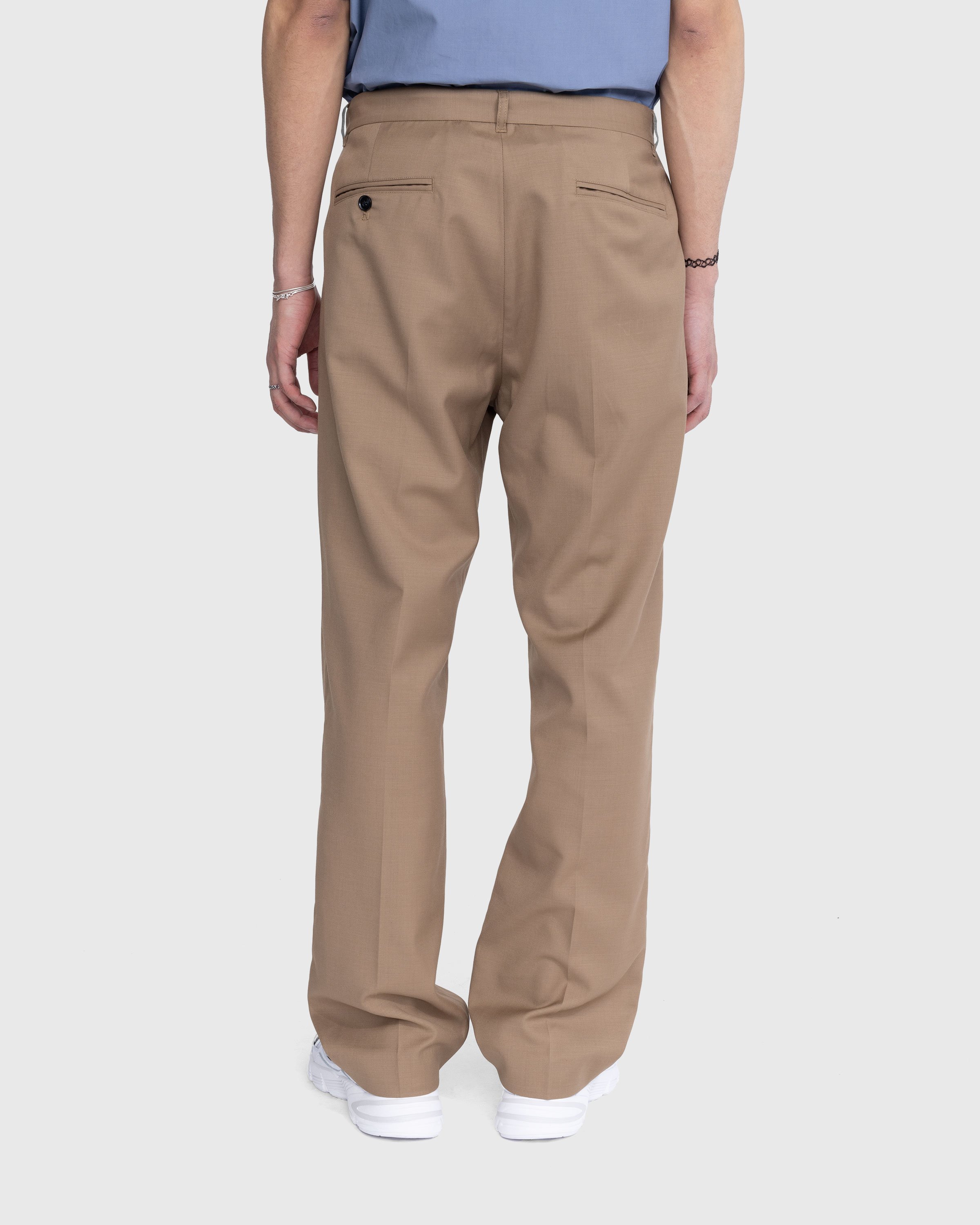 Highsnobiety - Tropical Wool Suiting Pants Sand - Clothing - Beige - Image 7