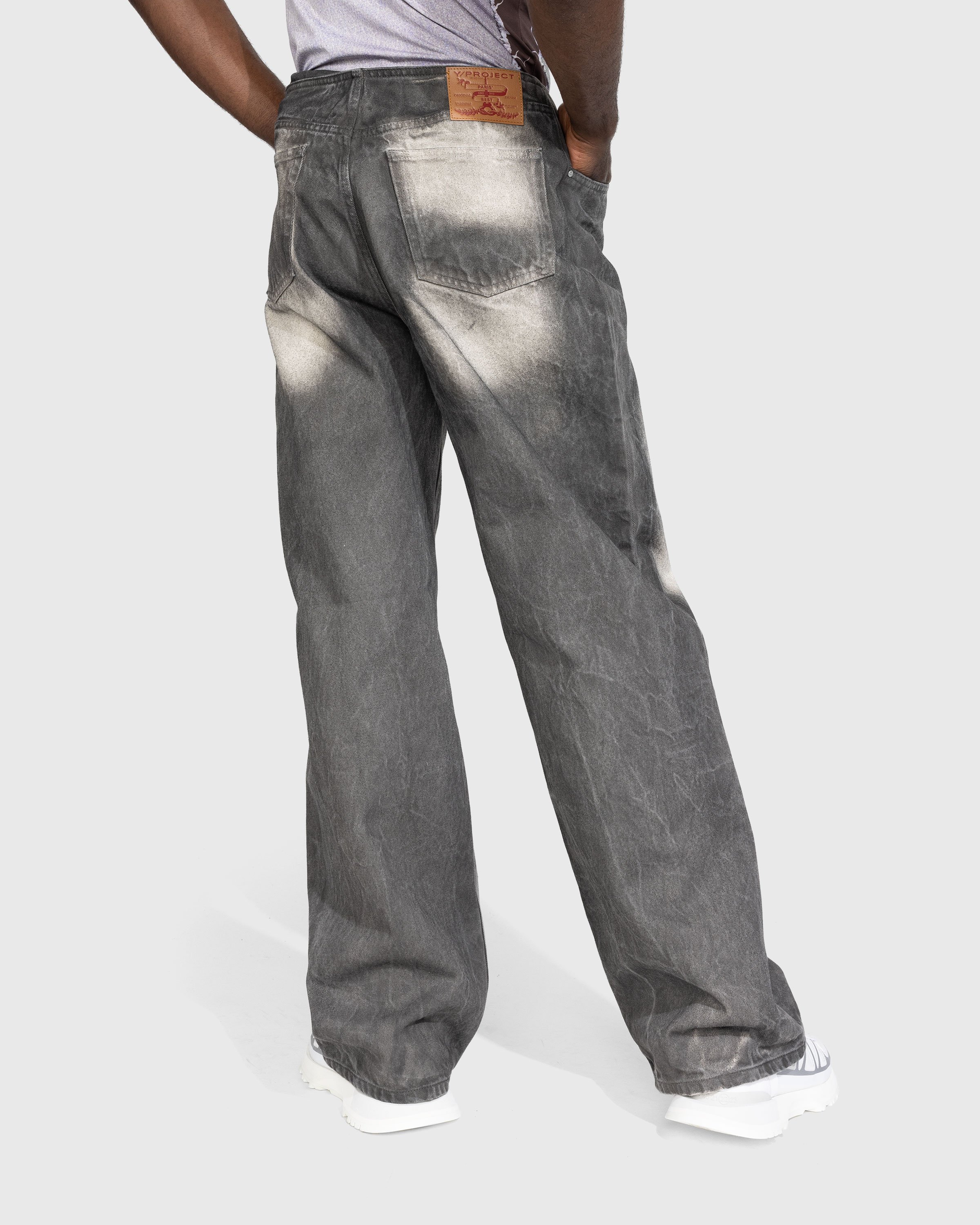 Y/Project - Y Belt Arc Jeans Faded Black - Clothing - Grey - Image 3