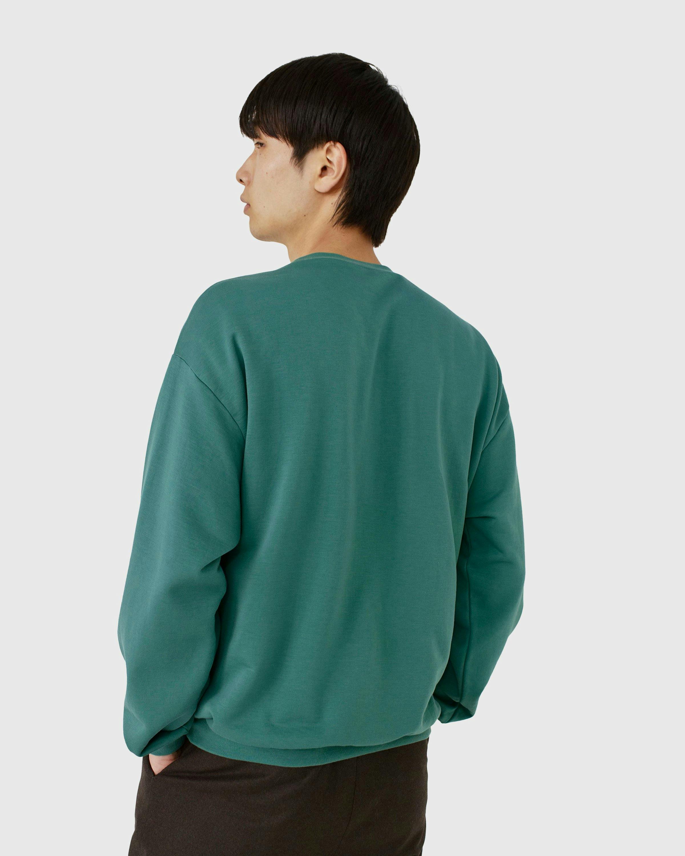 Auralee - Elastic High Gauge Sweat Dark Green - Clothing - Green - Image 3