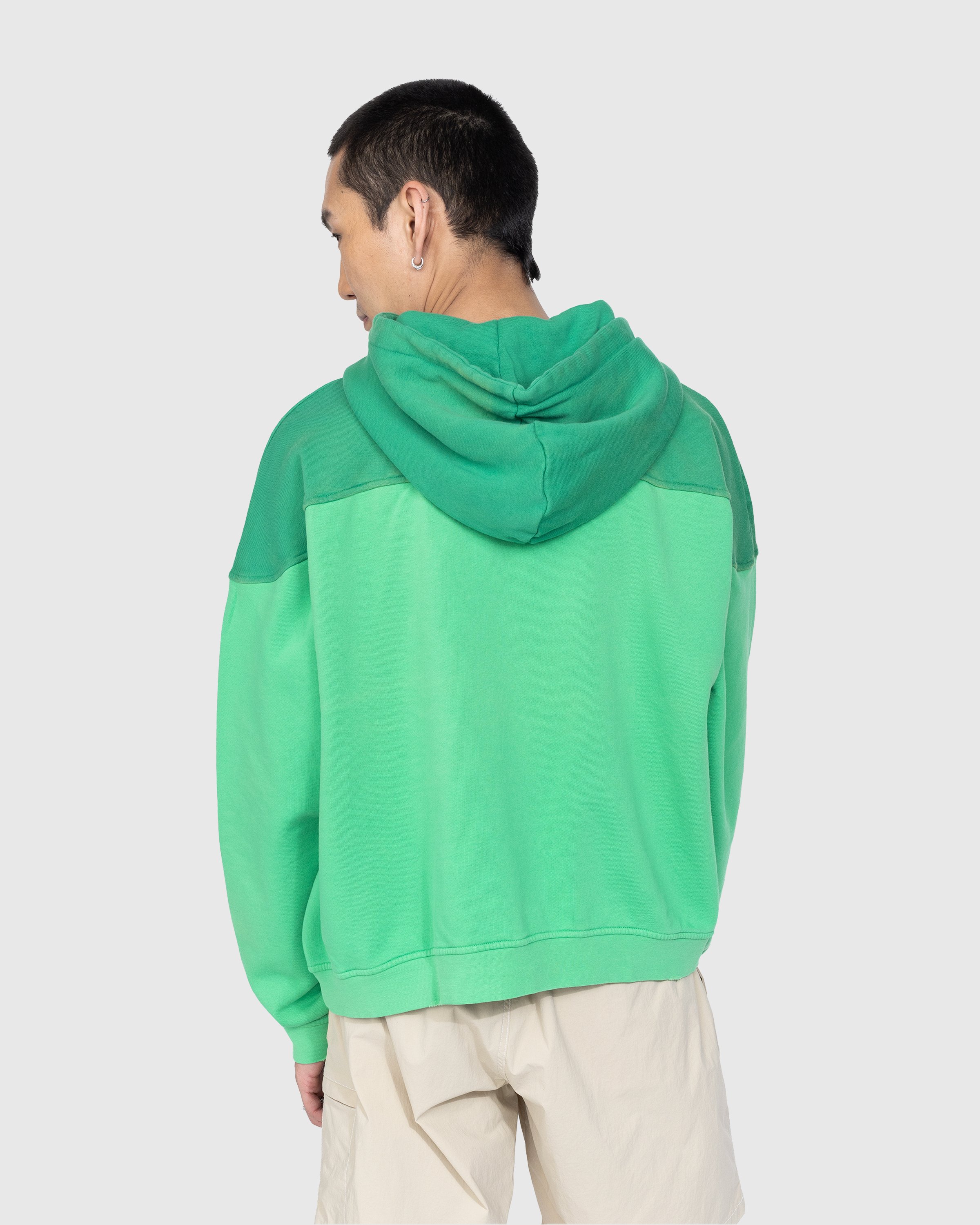 Guess USA - Two-Tone Hoodie Honeydew - Clothing - Green - Image 3