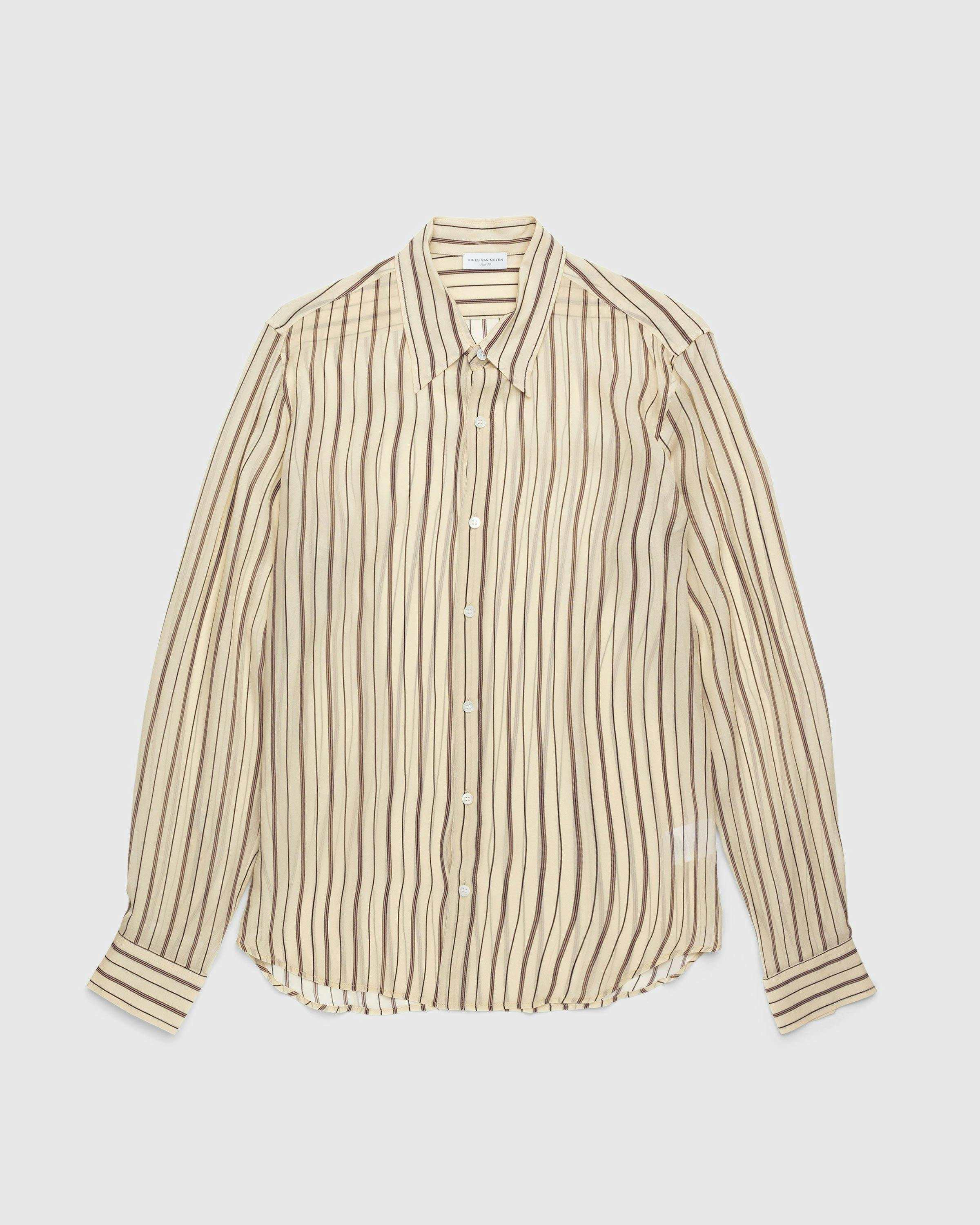 Dries van Noten - Celdon Shirt Ecru - Clothing - Beige - Image 1