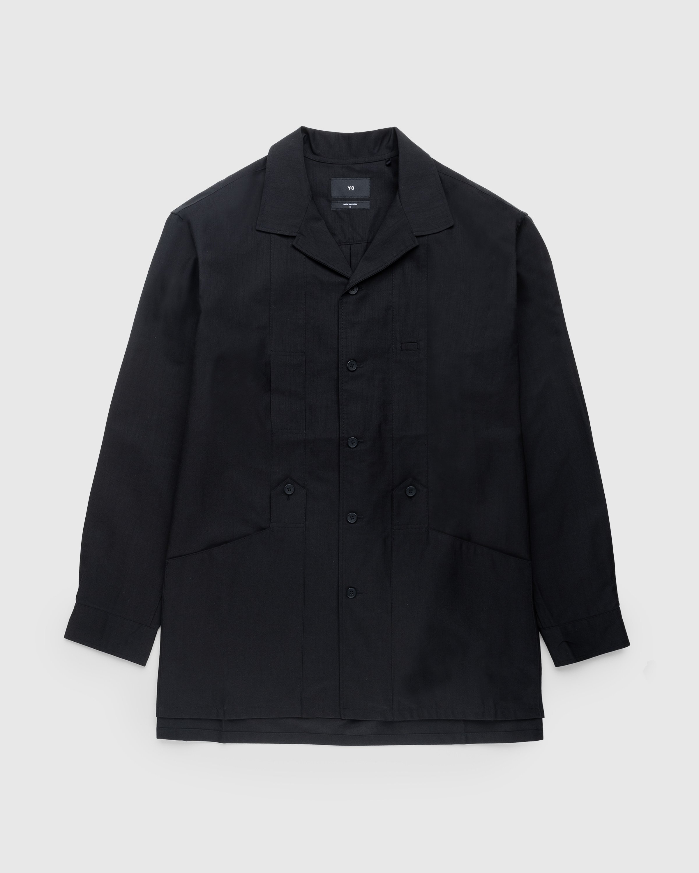 Y-3 - Longsleeve Workwear Shirt Black - Clothing - Black - Image 1