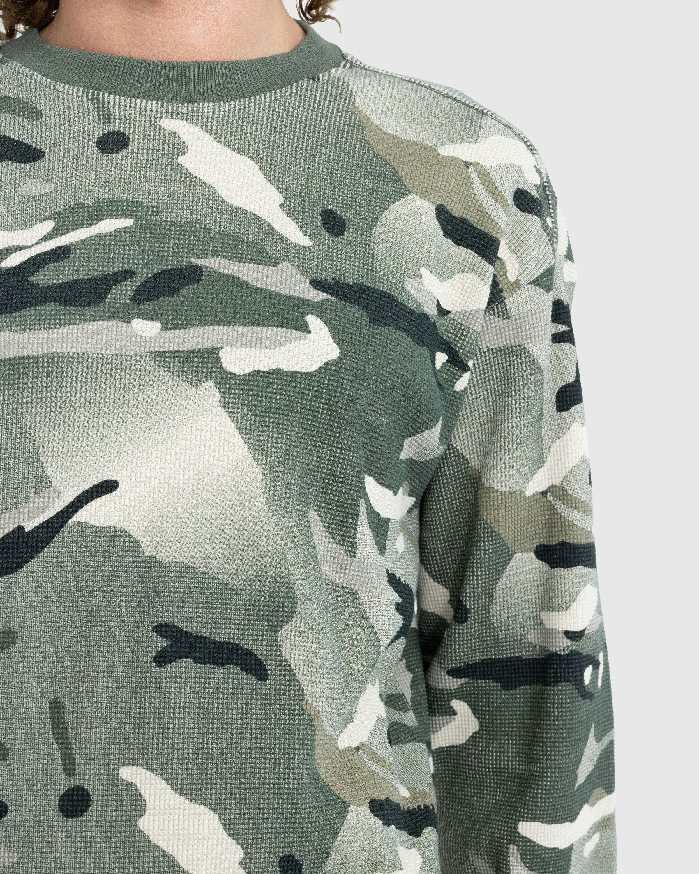 Patta - SPRAY CAMO WAFFLE LS T-SHIRT Multi - Clothing - Multi - Image 5