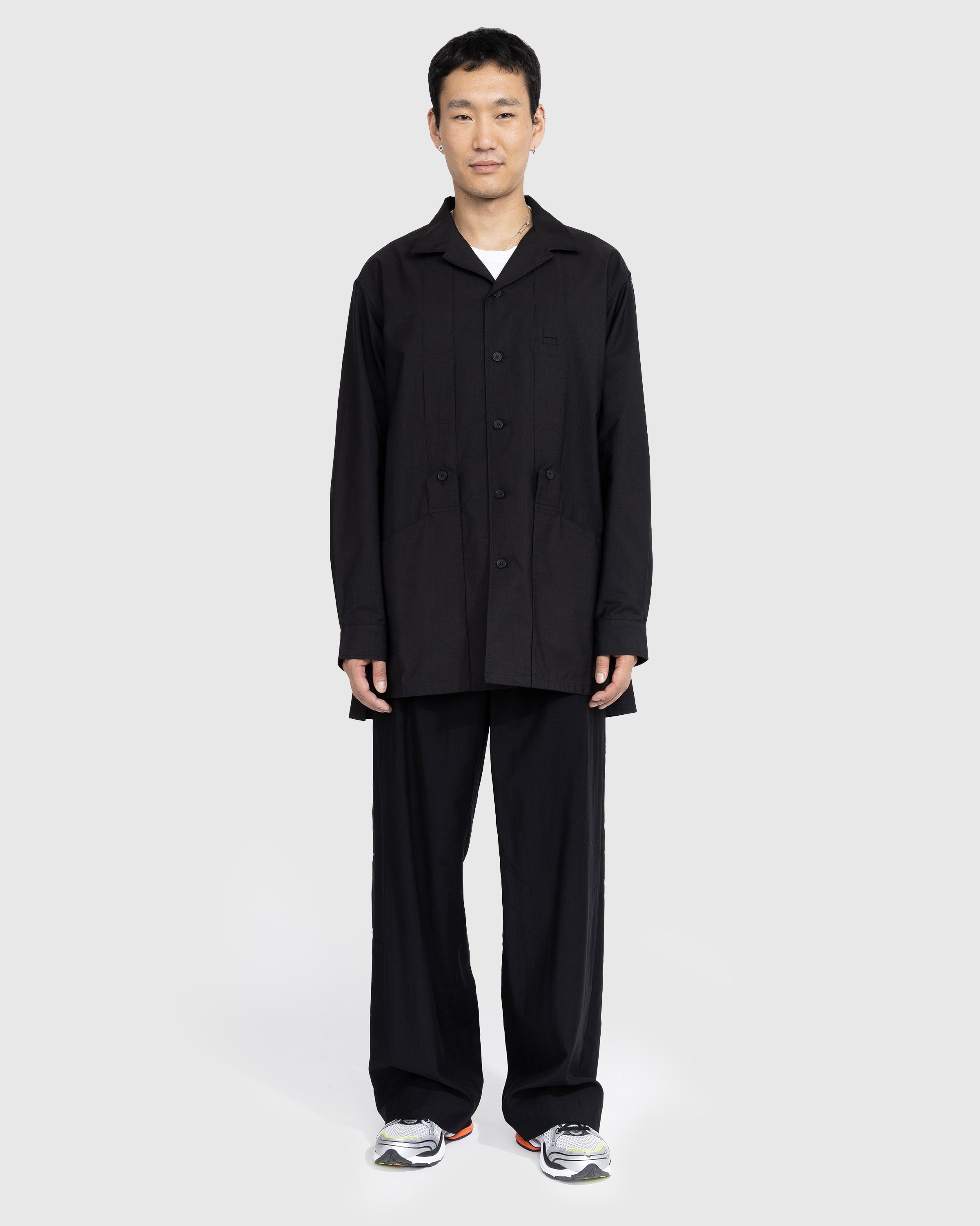 Y-3 - Longsleeve Workwear Shirt Black - Clothing - Black - Image 2