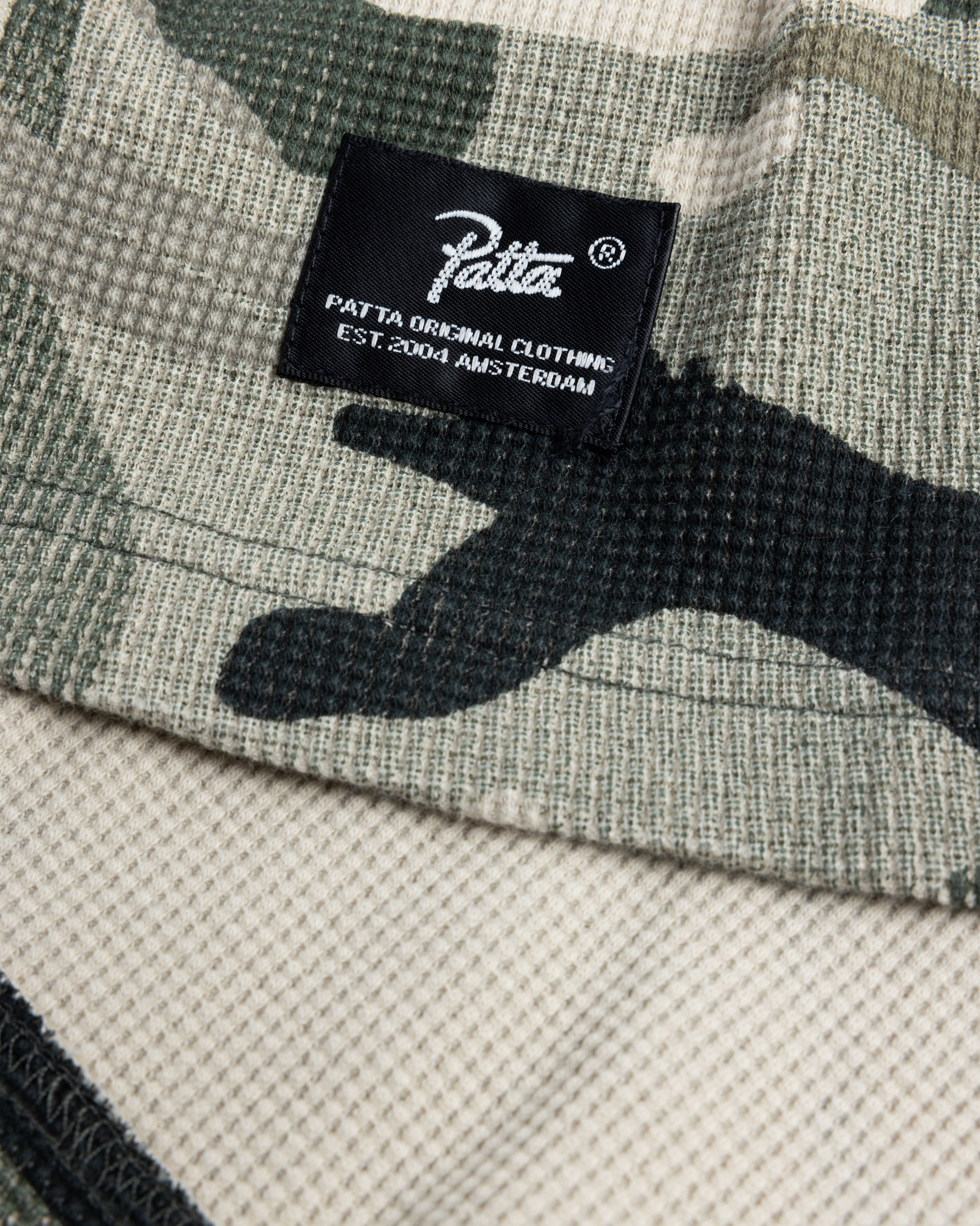 Patta - SPRAY CAMO WAFFLE LS T-SHIRT Multi - Clothing - Multi - Image 7