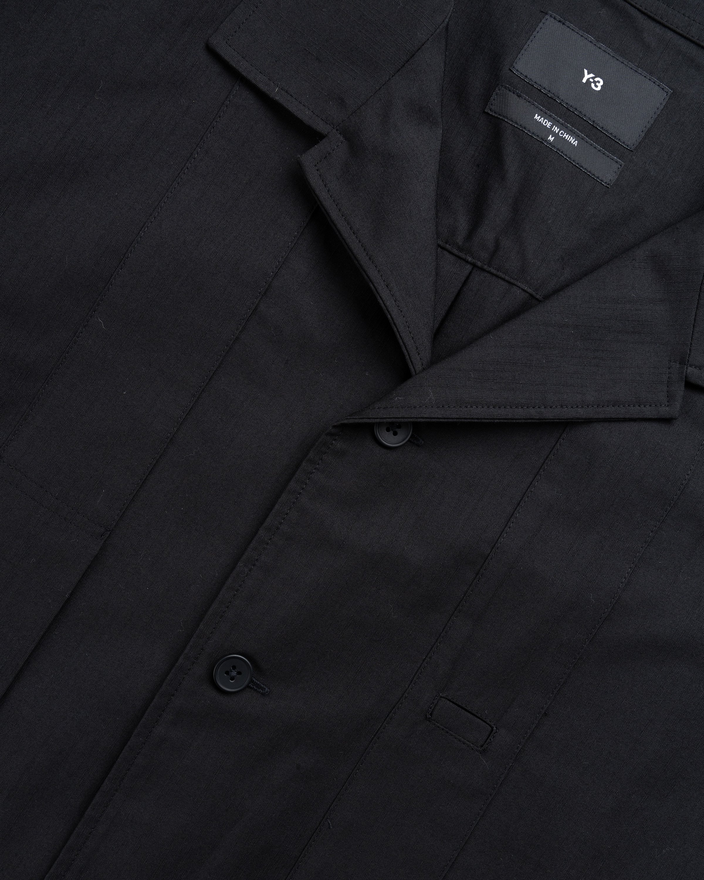 Y-3 - Longsleeve Workwear Shirt Black - Clothing - Black - Image 6