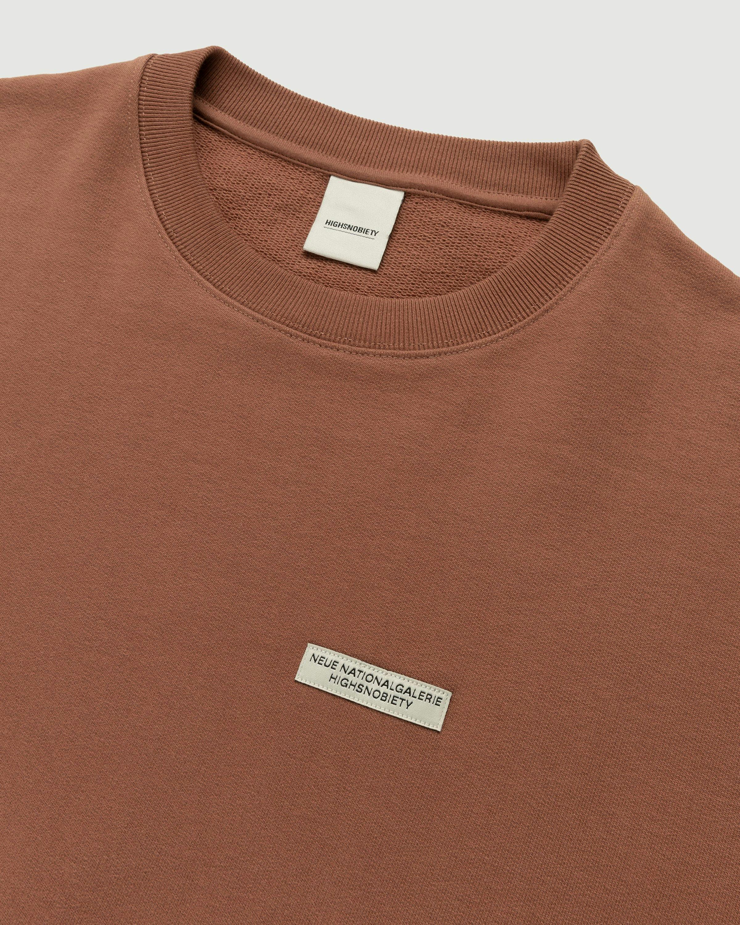 Neue Nationalgalerie x Highsnobiety - BERLIN, BERLIN 3 Crewneck Brown - Clothing - Brown - Image 6