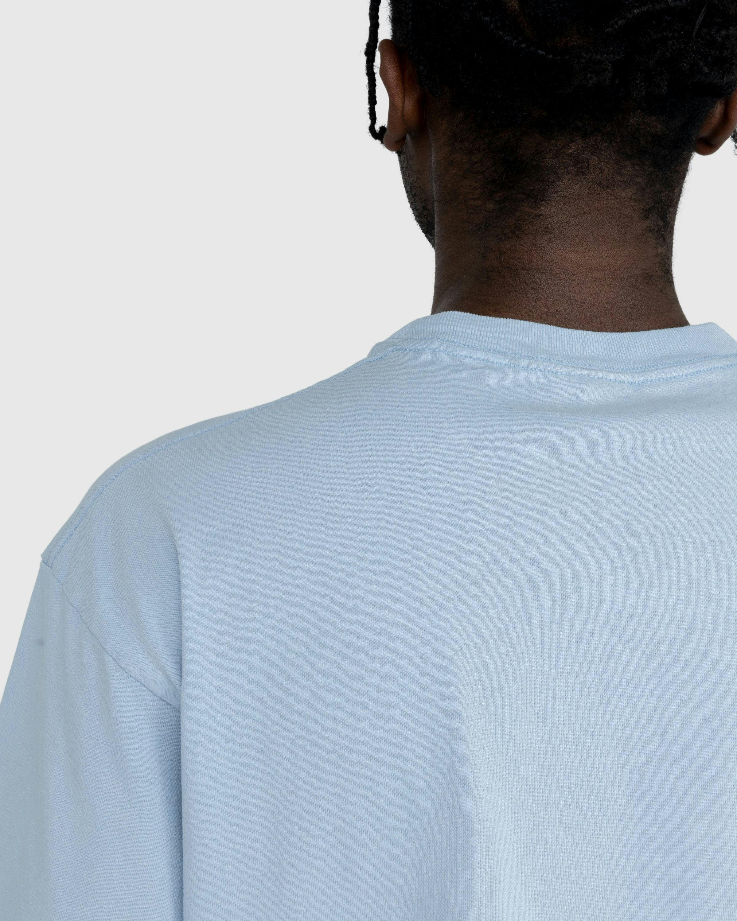 Highsnobiety - New York Line Short Sleeve Jersey Light Blue - Clothing - Blue - Image 5