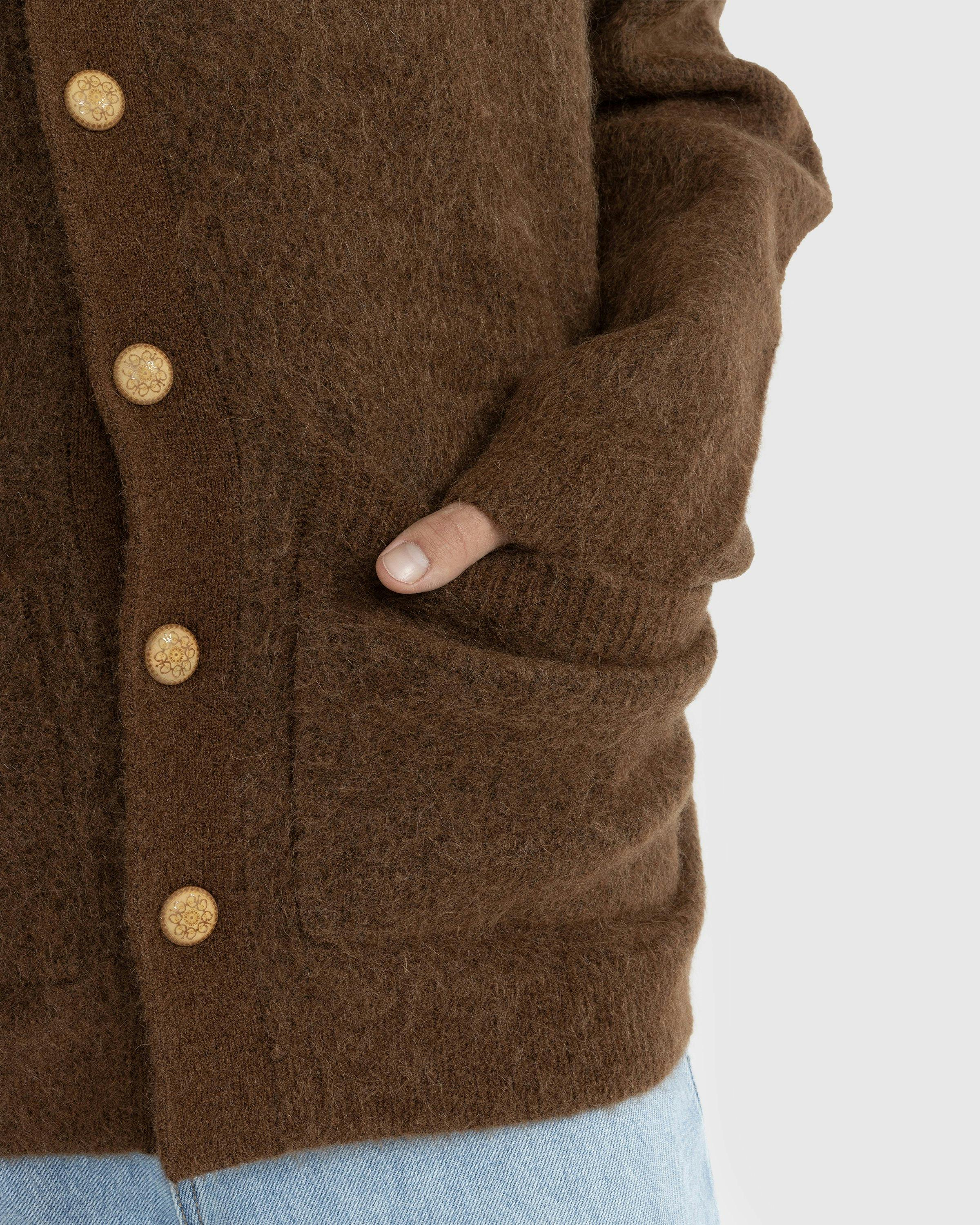 Séfr - Kaito Cardigan Brown Mohair - Clothing - Brown - Image 6