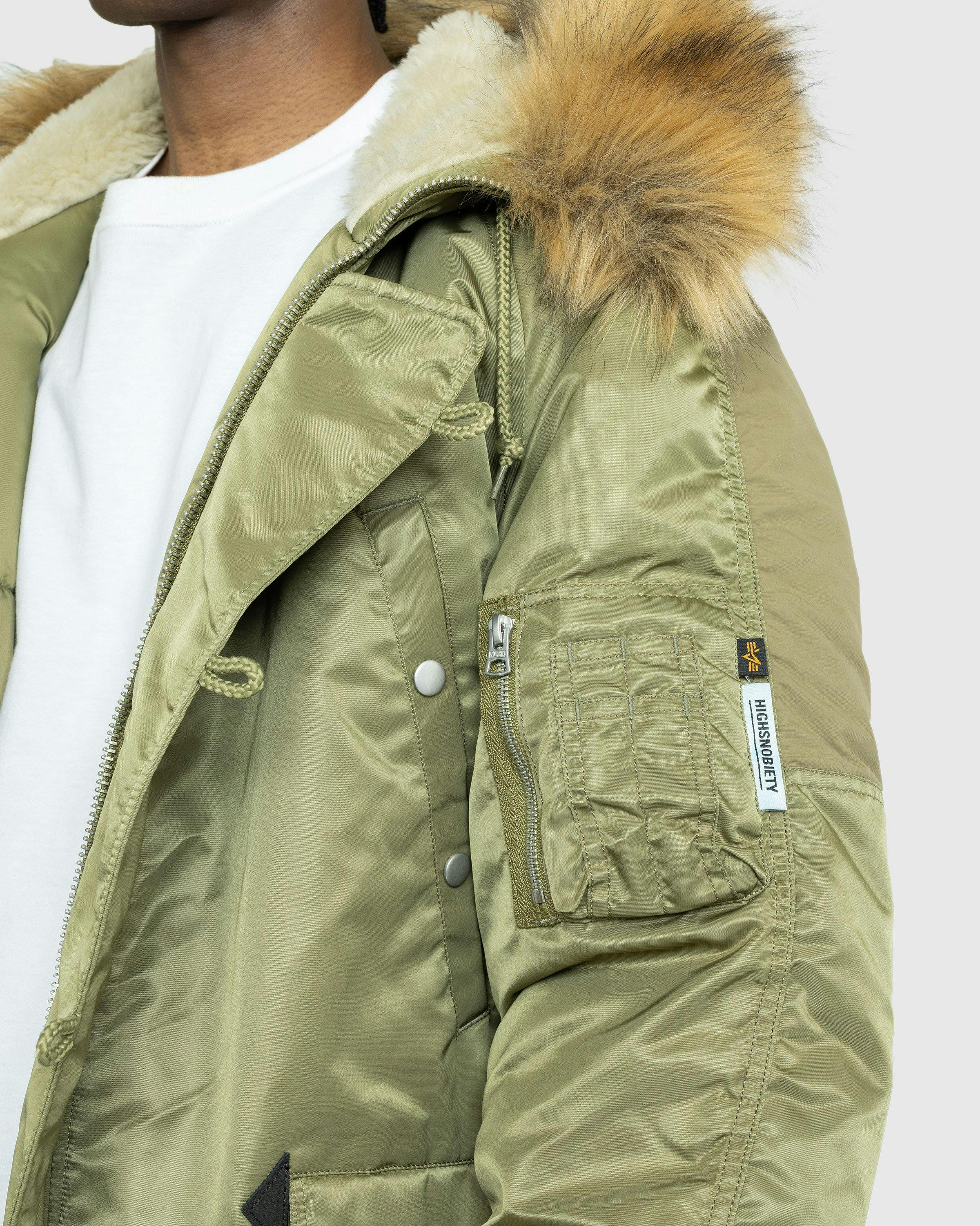 Alpha Industries x Highsnobiety - N3B Parka Olive Drab - Clothing - Green - Image 8