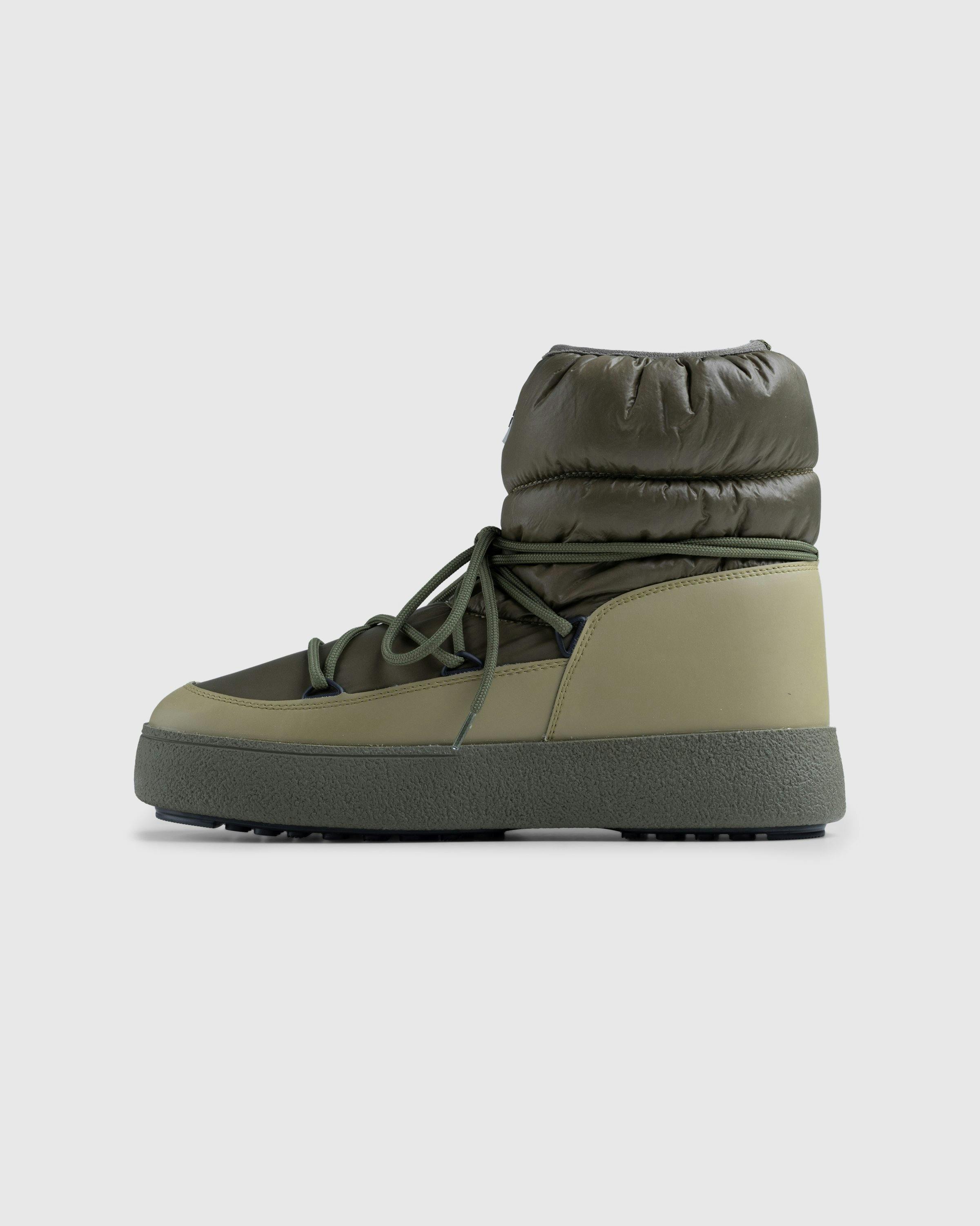 Moon Boot - Mtrack Low Khaki Nylon Boots - Footwear - Green - Image 2