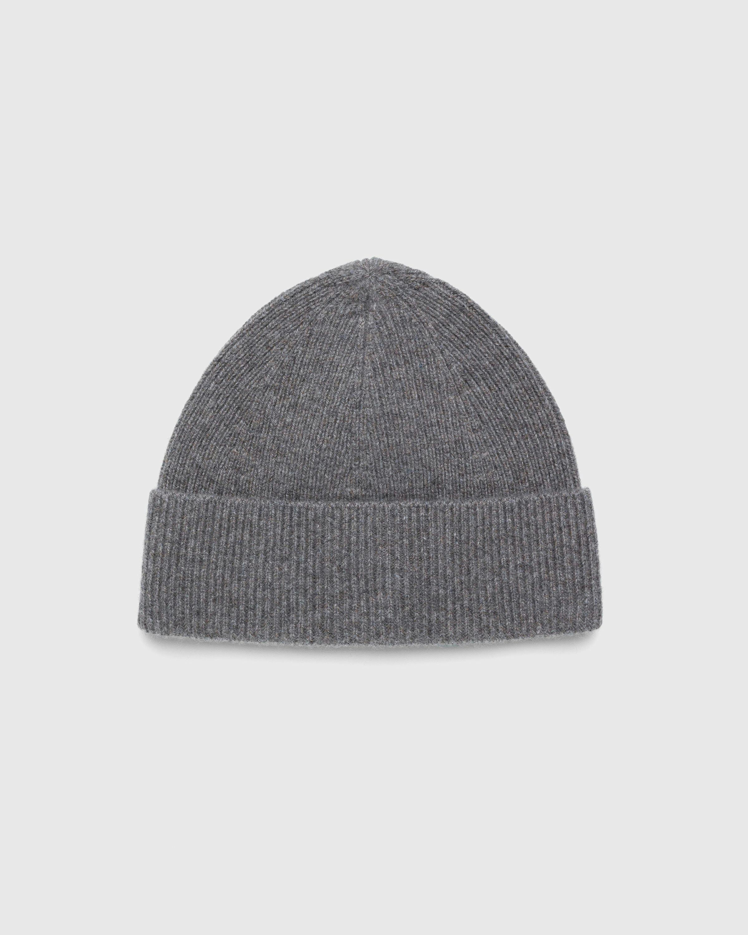 Acne Studios - Wool Cashmere Beanie Grey - Accessories - Grey - Image 1