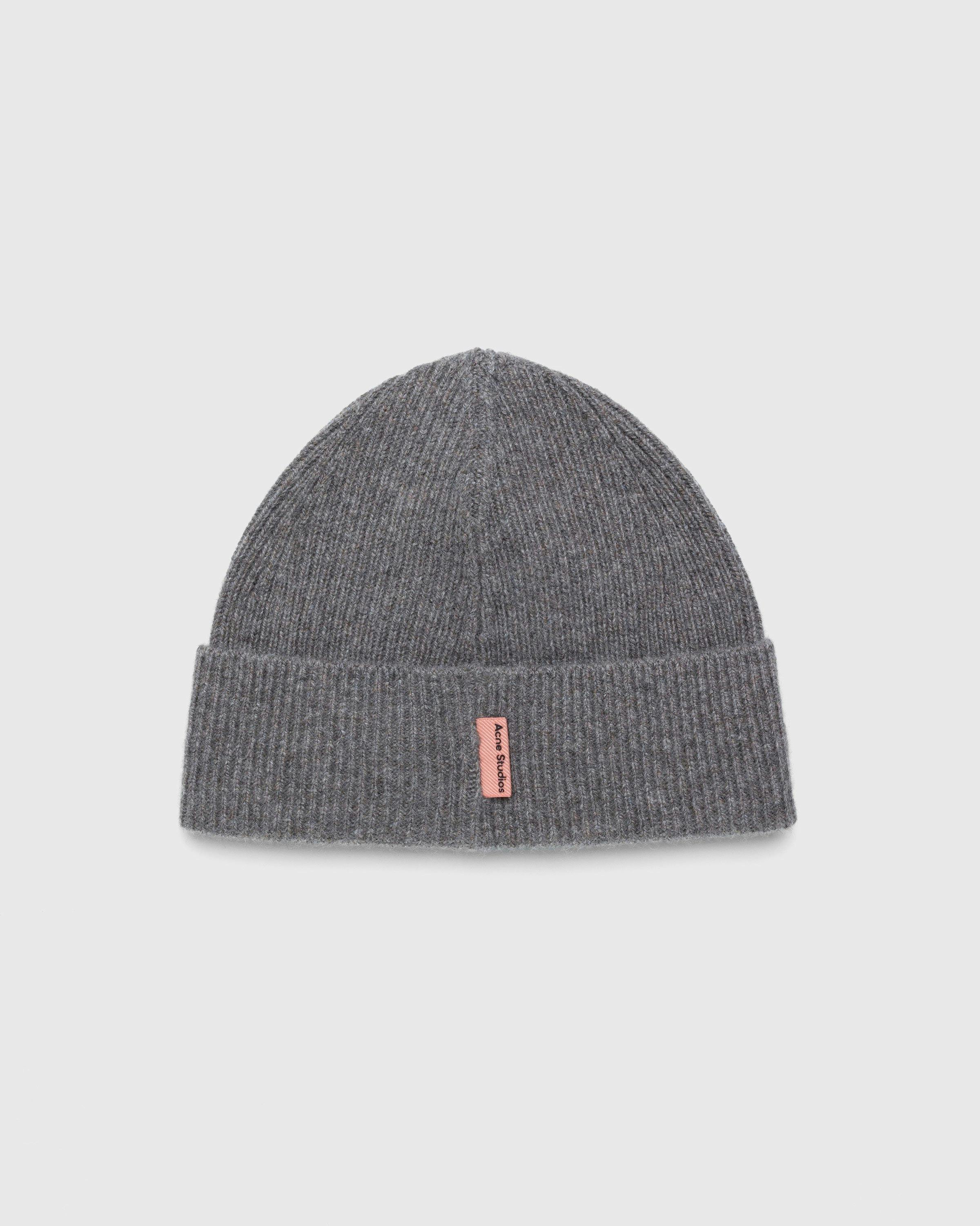 Acne Studios - Wool Cashmere Beanie Grey - Accessories - Grey - Image 2