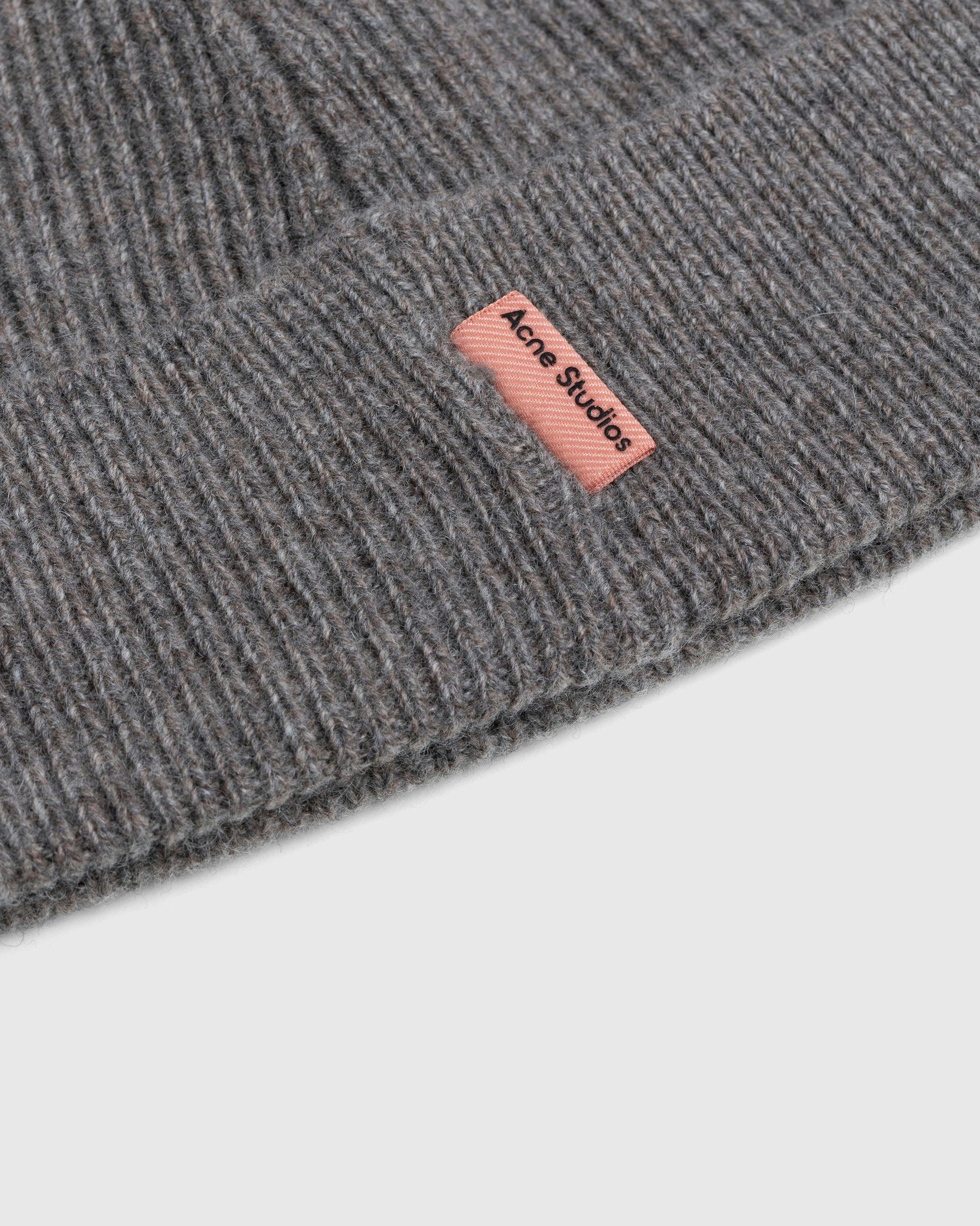 Acne Studios - Wool Cashmere Beanie Grey - Accessories - Grey - Image 3