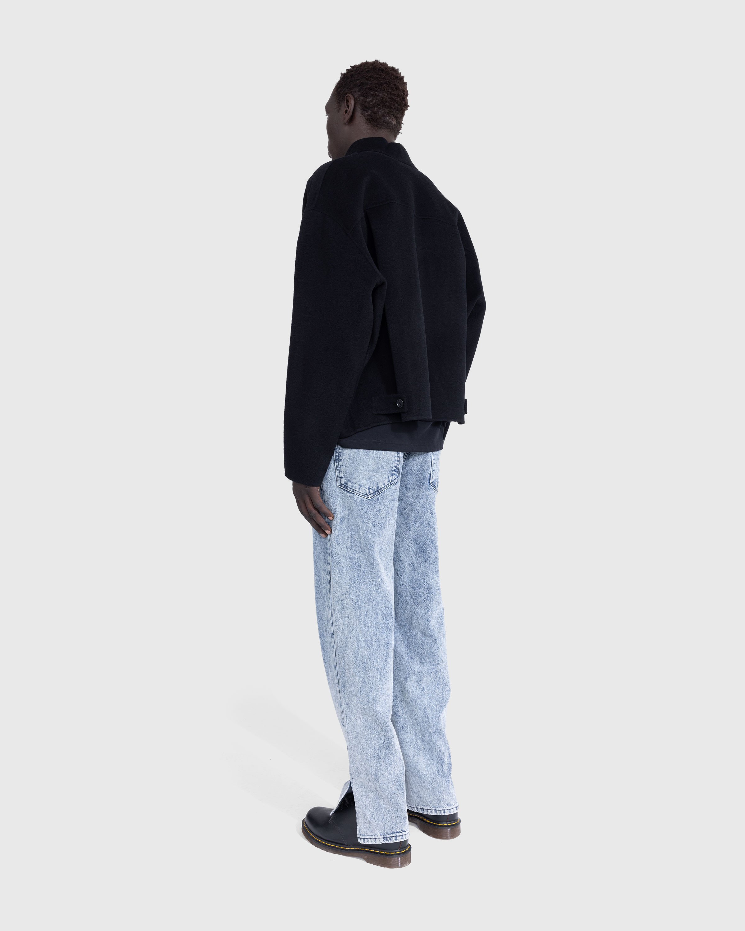 Acne Studios - Wool Zipper Jacket Black - Clothing - Black - Image 4