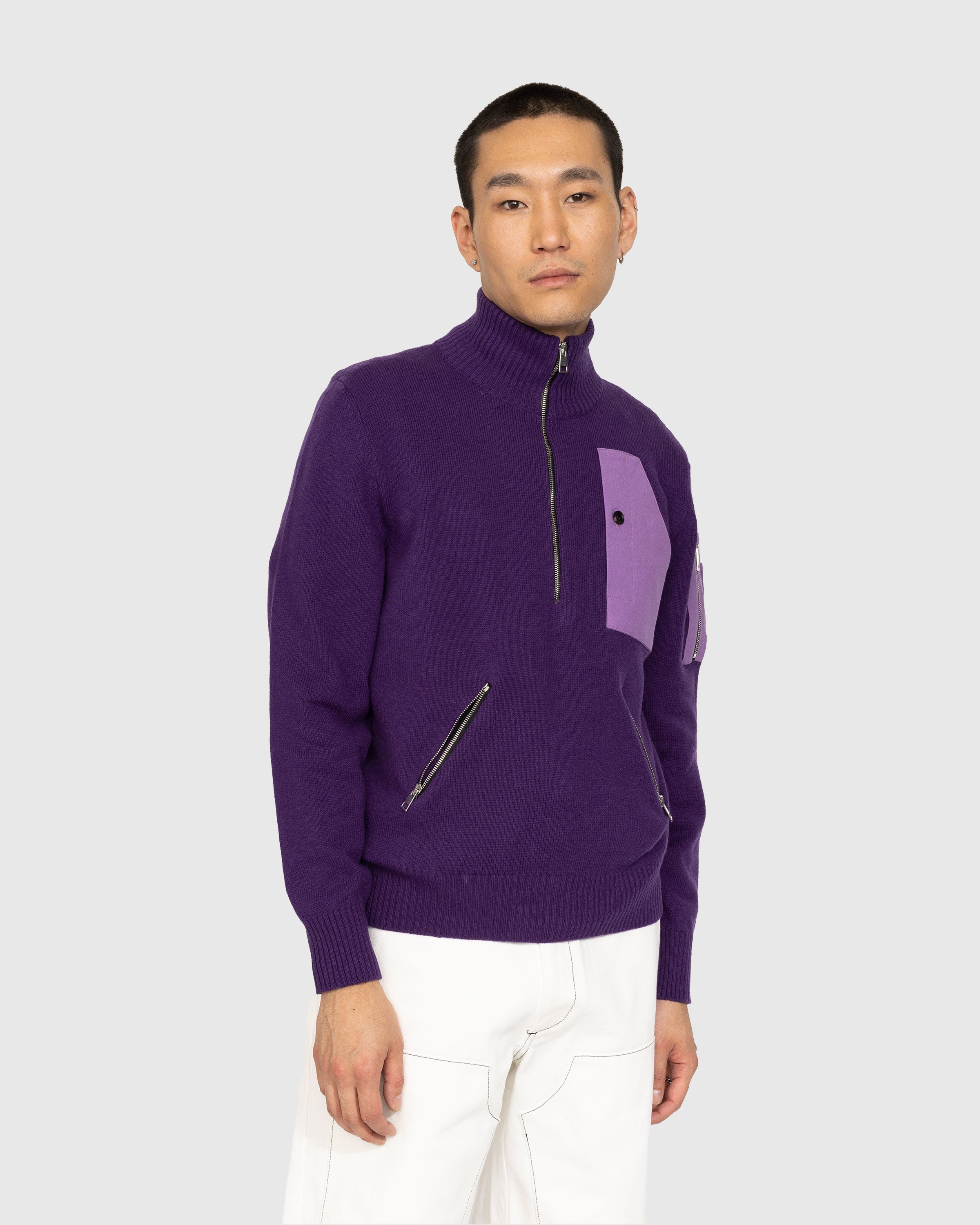 Winnie New York - Zip-Up Fleece Purple - Clothing - Purple - Image 2