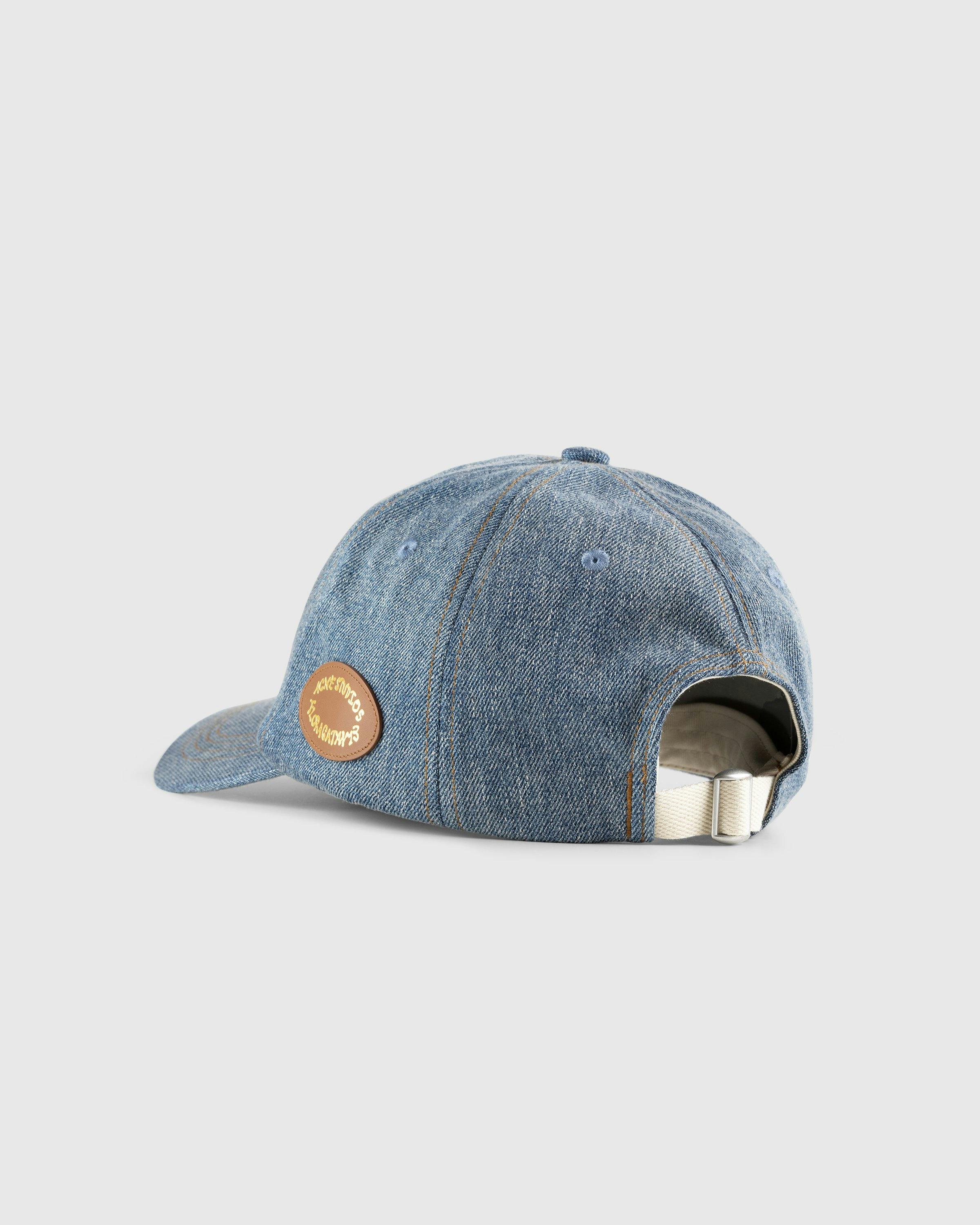 Acne Studios - Denim Cap Blue - Accessories - Blue - Image 3