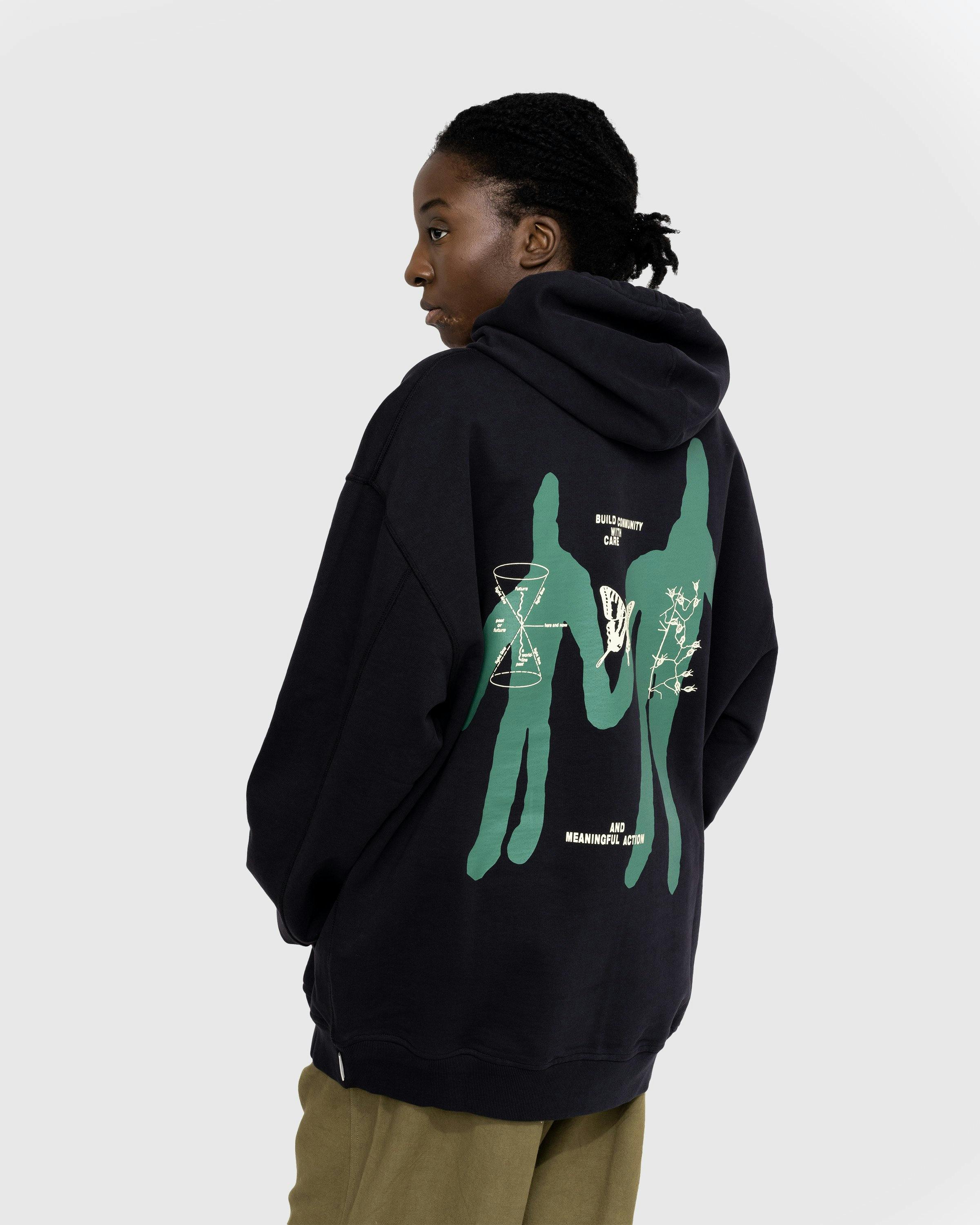 Highsnobiety - Upcycled Black Hoodie - Clothing - Black - Image 6