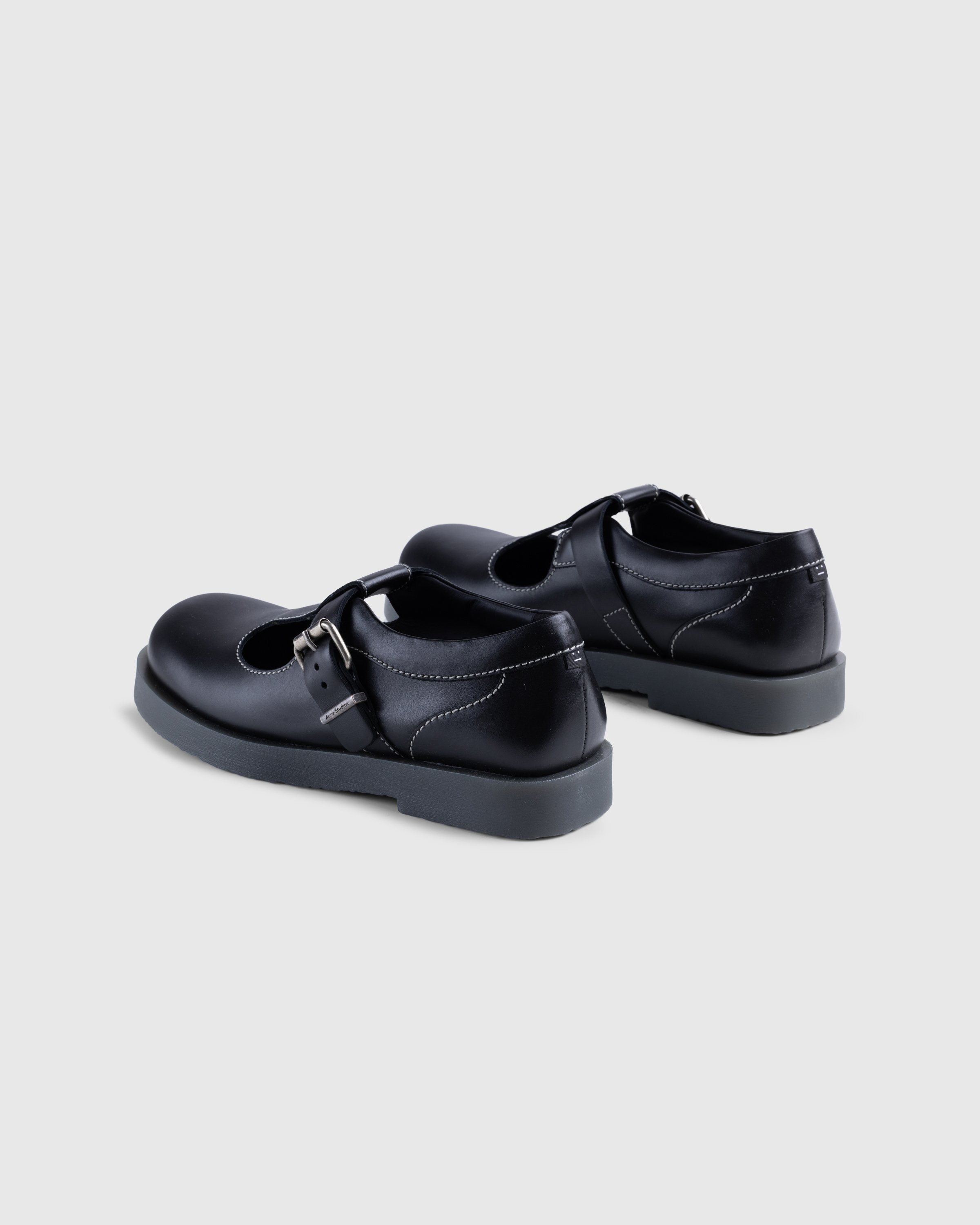 Acne Studios - Berylab Leather Buckle Shoes Black - Footwear - Black - Image 4